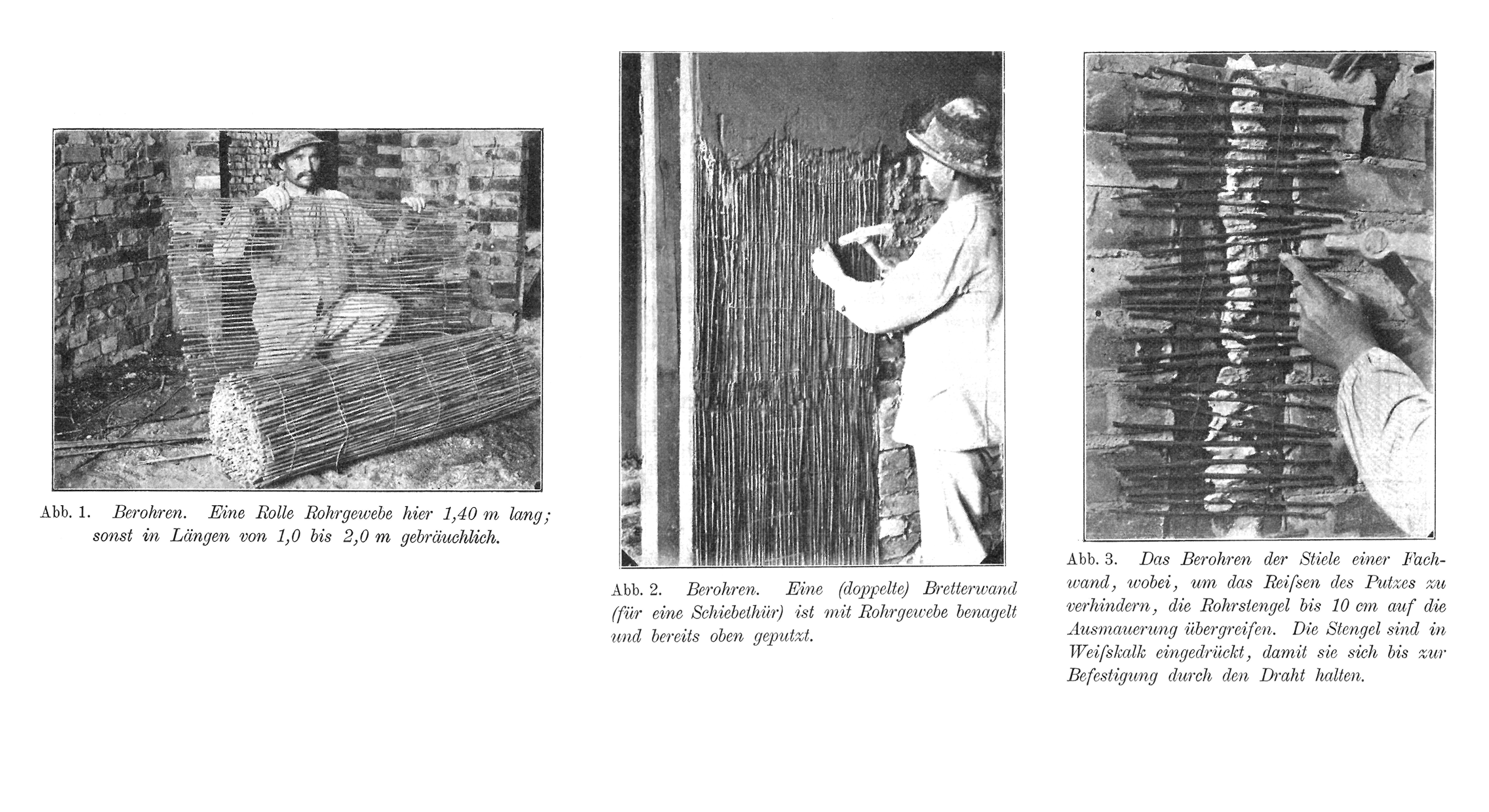 Putzuntergrund aus Schilfrohr