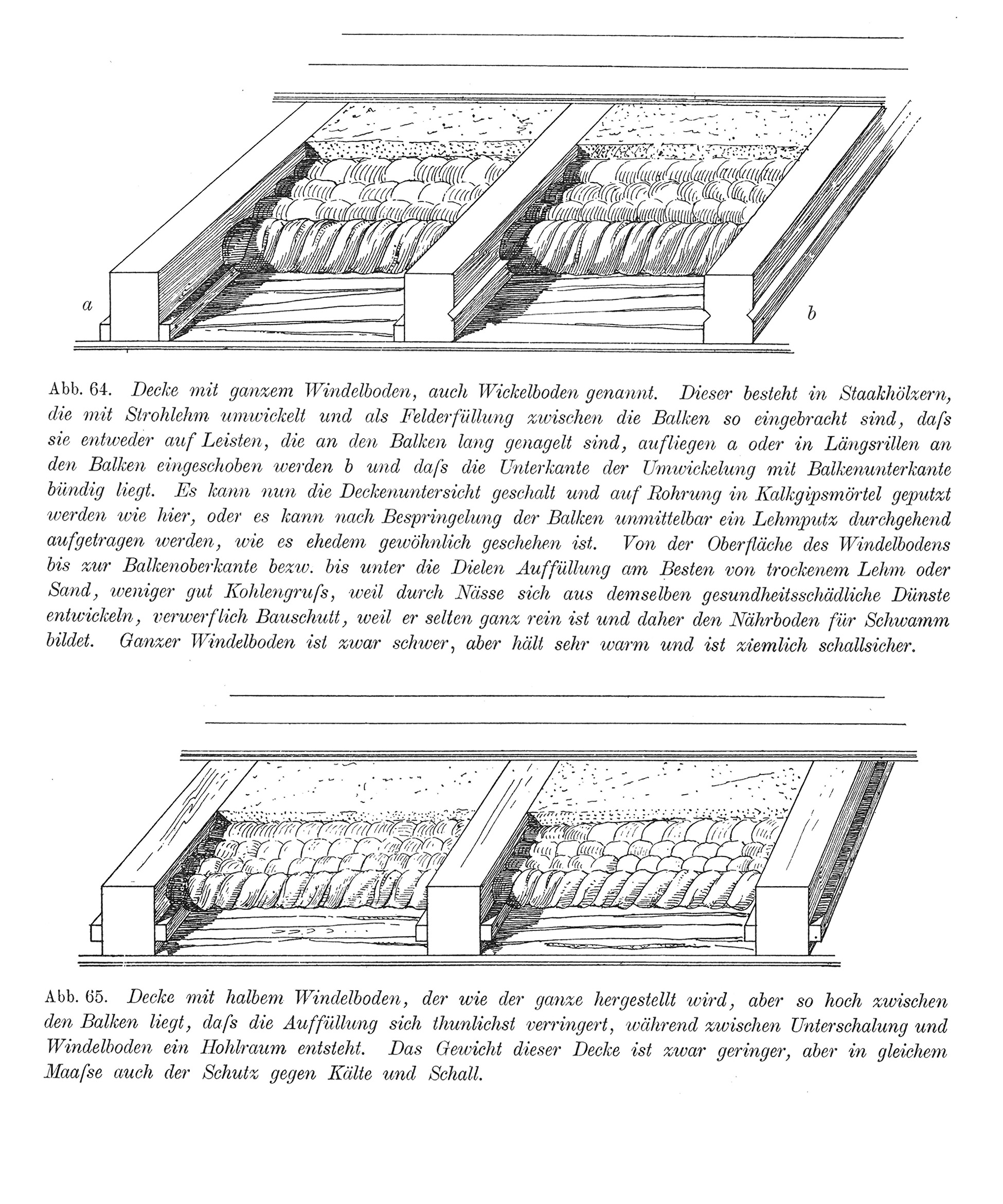 Holzbalkendecken