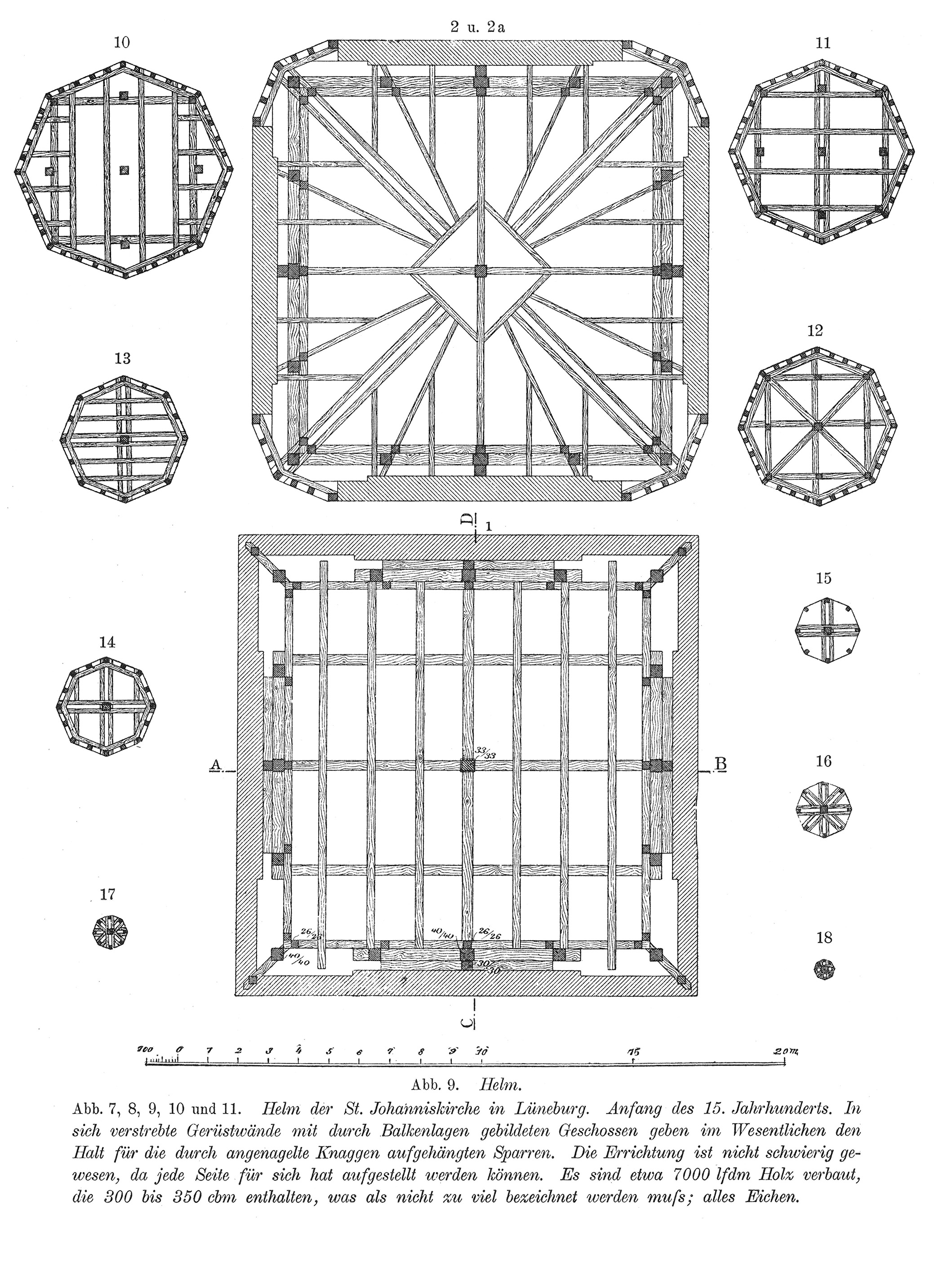 Dachstuhl, Kirchturm