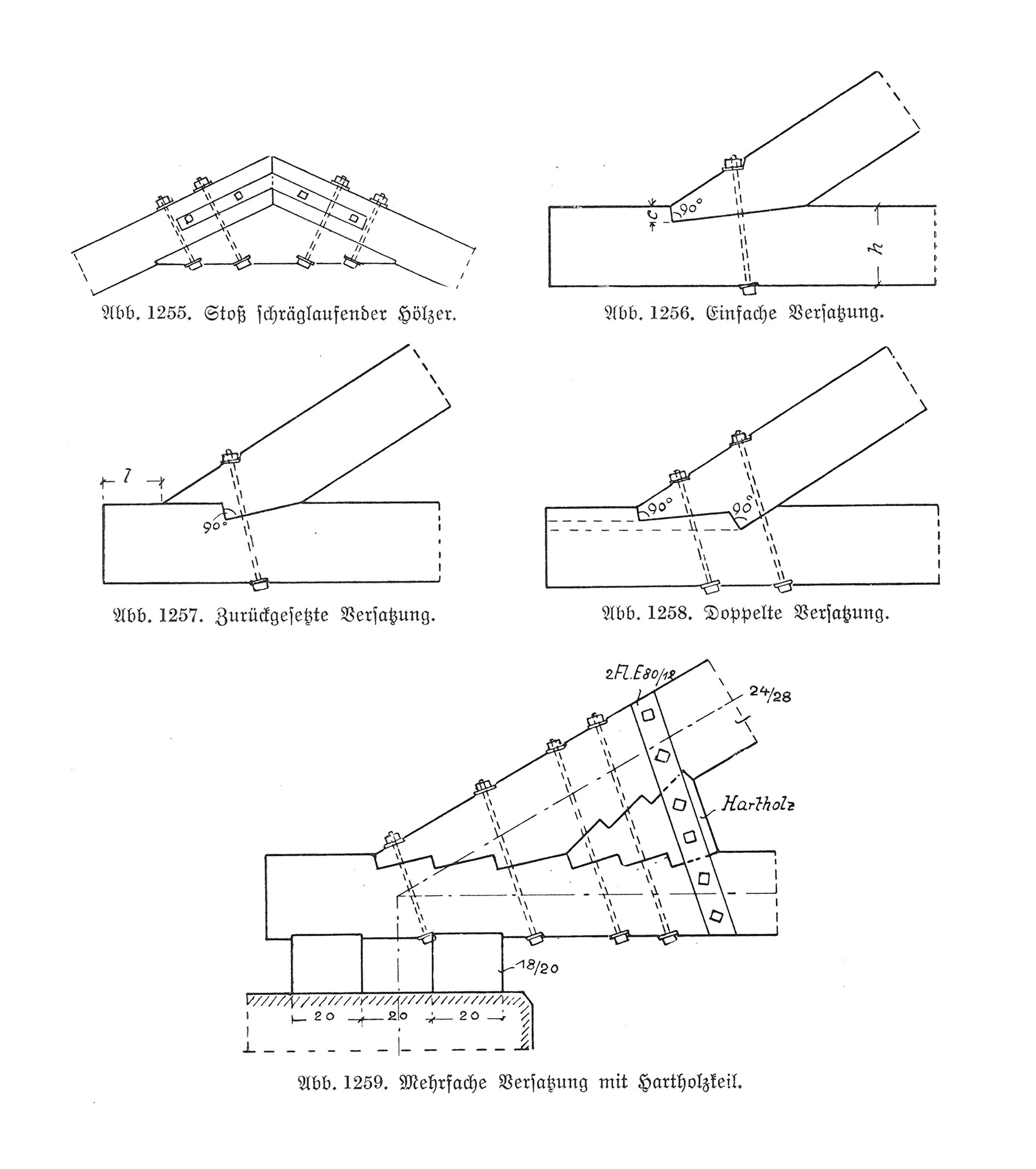 Knotenpunkte Holzbau