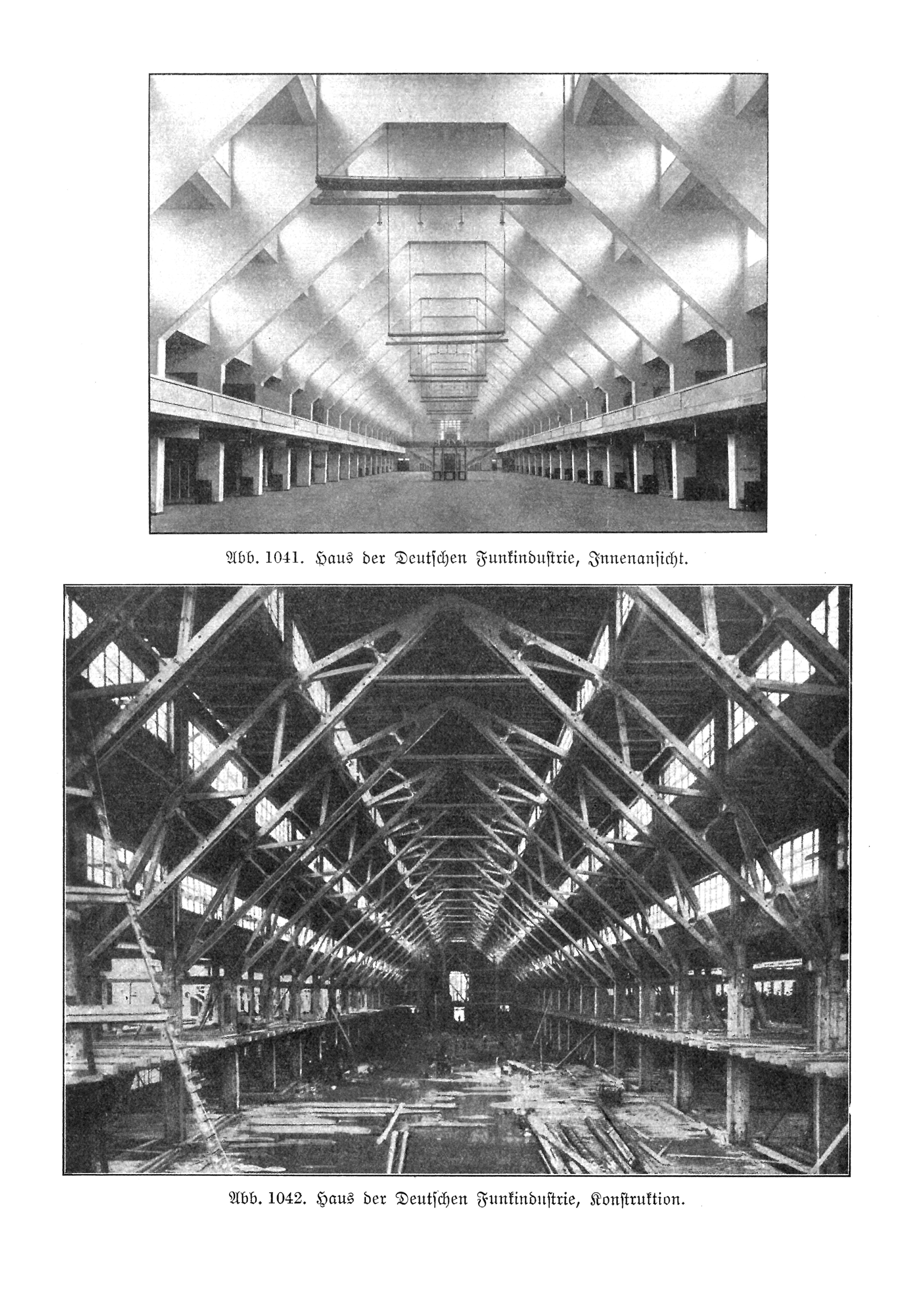 Abb 1041. - Abb. 1042. // aus der Deutschen Funkindustrie, Innenansicht und Konstruktion [Anm. d. Red.]