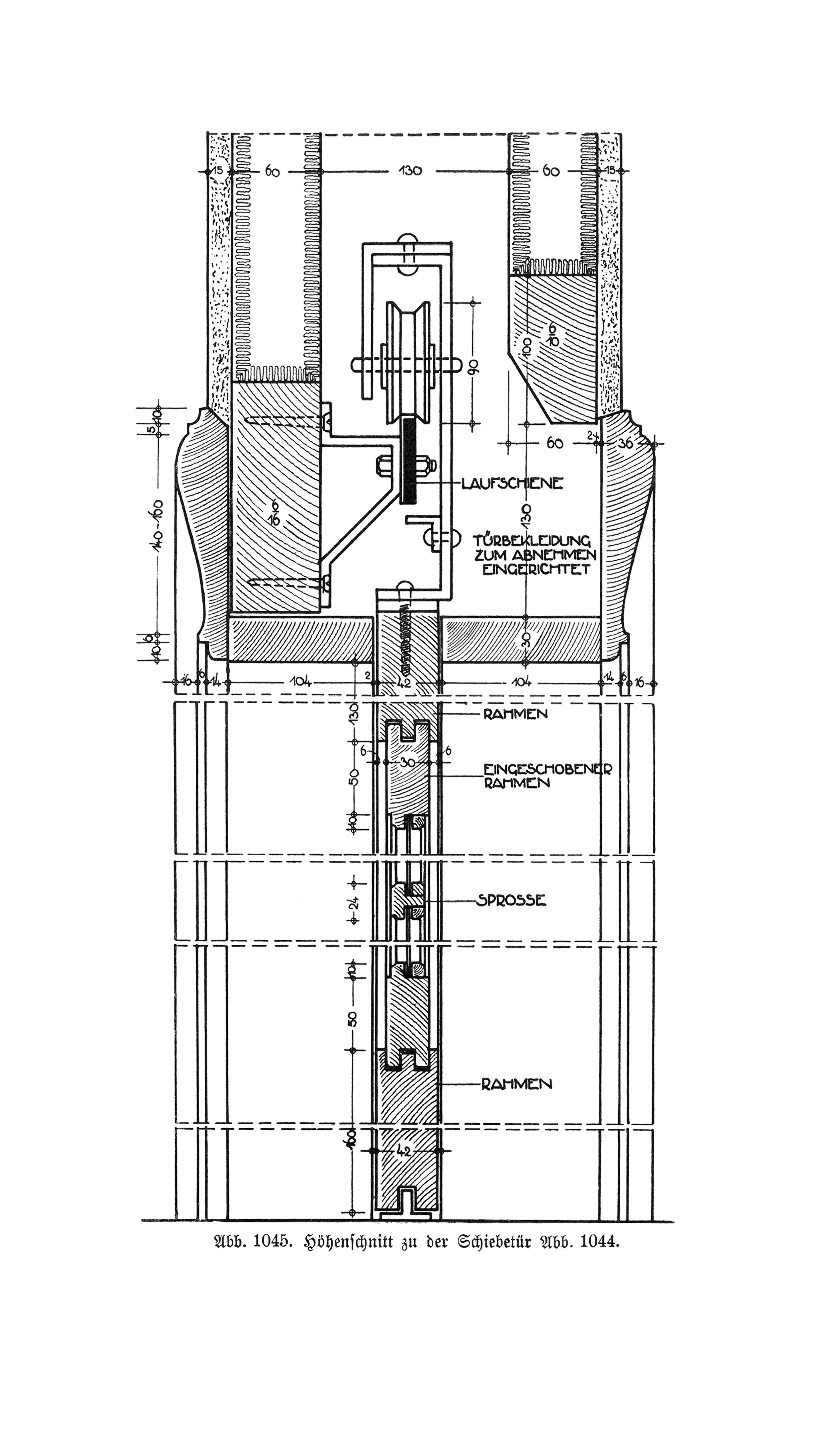 Abb. 1044 Schiebetür