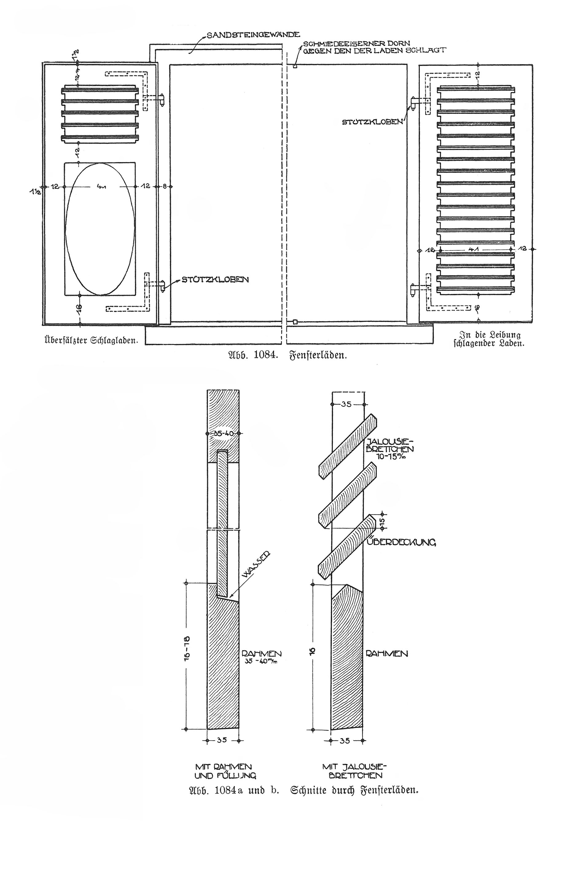 Fensterläden aus Holz