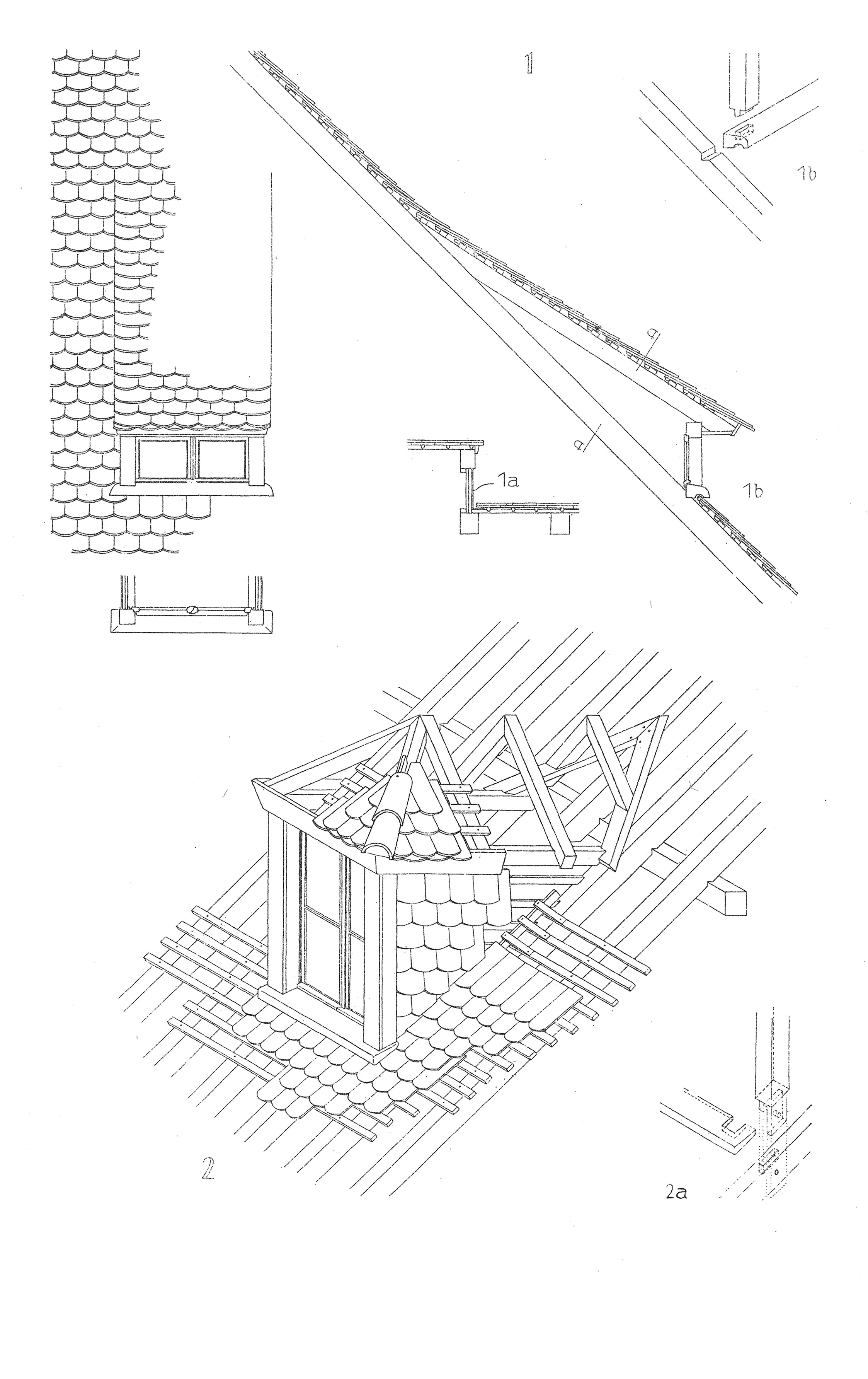 Dachfenster // Abb. 1. Schleppgaube // Abb. 2. Gaube mit Walmdach [Anm. d. Red.]