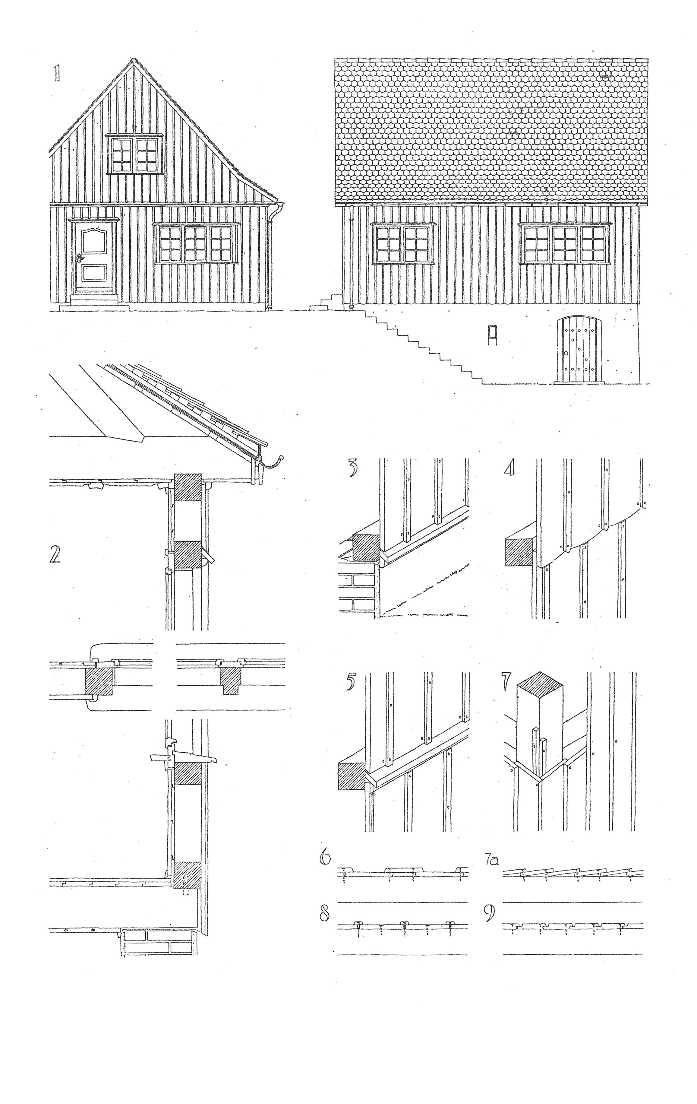 Fassade mit Holzverschalung