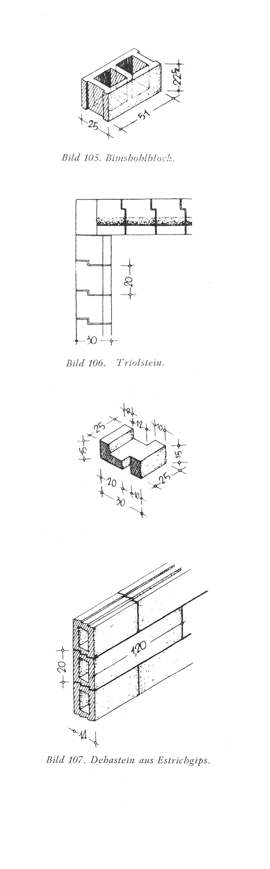 Leichtbeton- und Beton- Hohlsteine