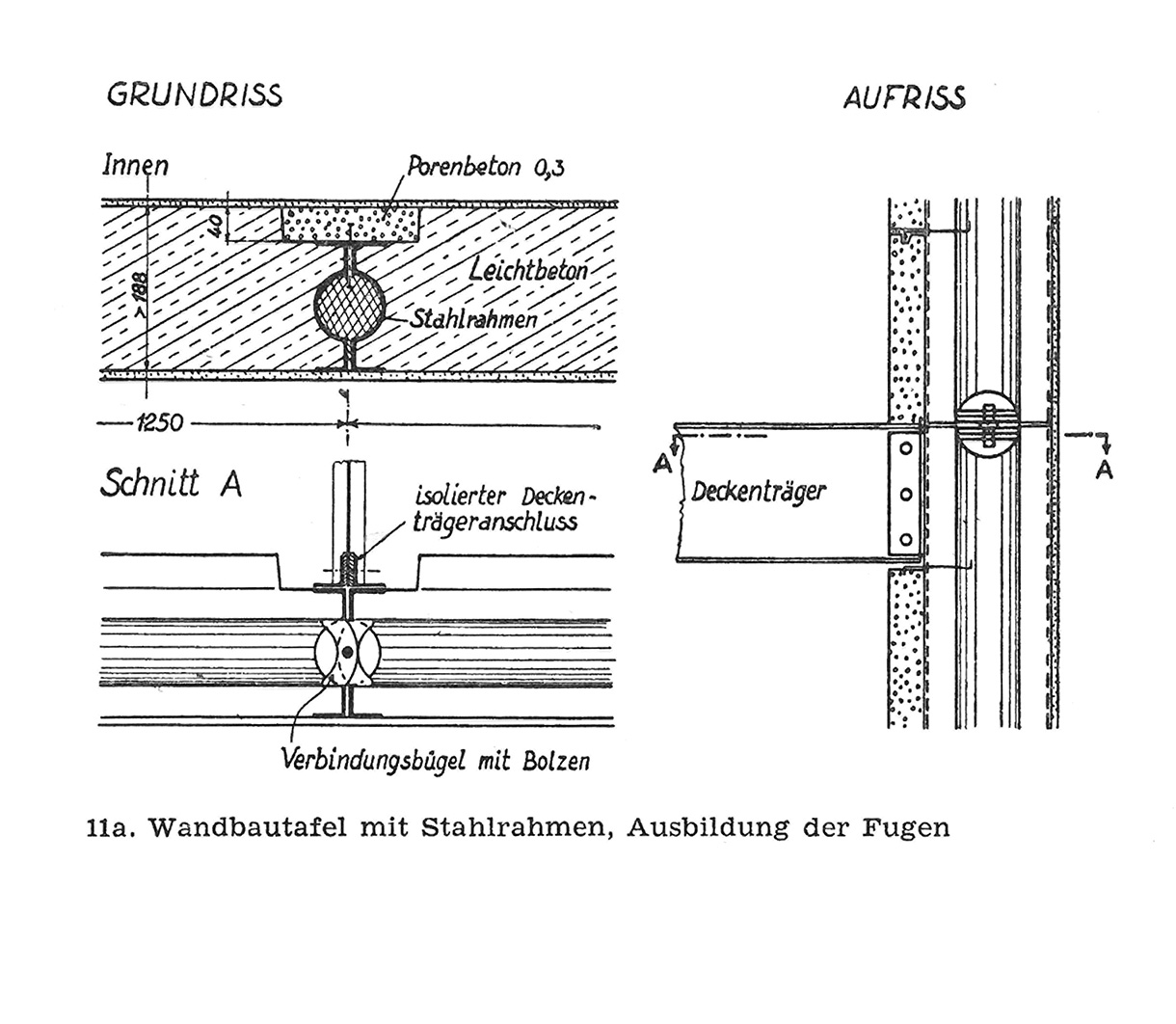 Verbindung und Fuge bei der Plattenbauweise