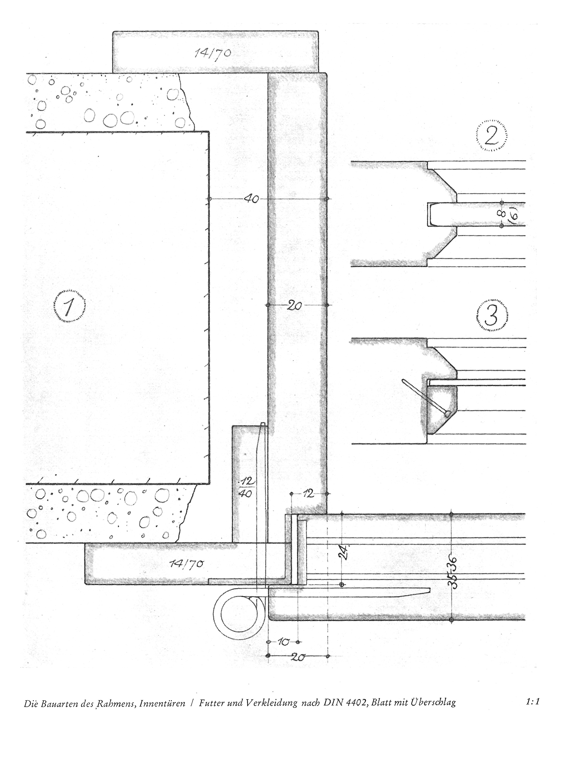 Tafel 24 // Futter und Verkleidung nach DIN 4402