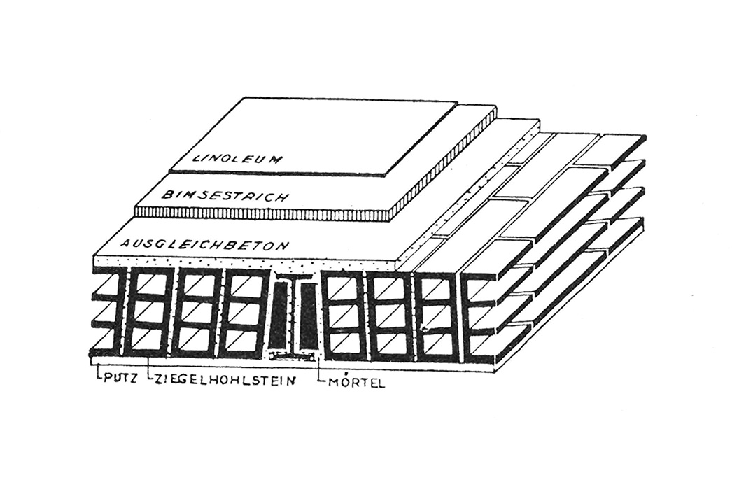 Abb. 24 // Secura-Decke, Wabensteindecke