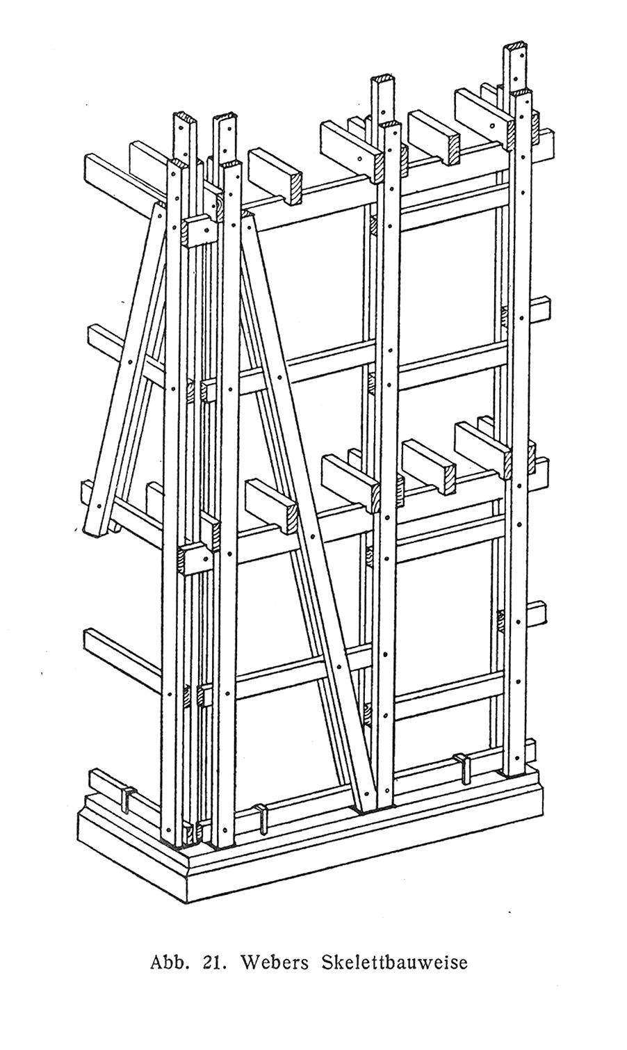 Holzskelettbauweise