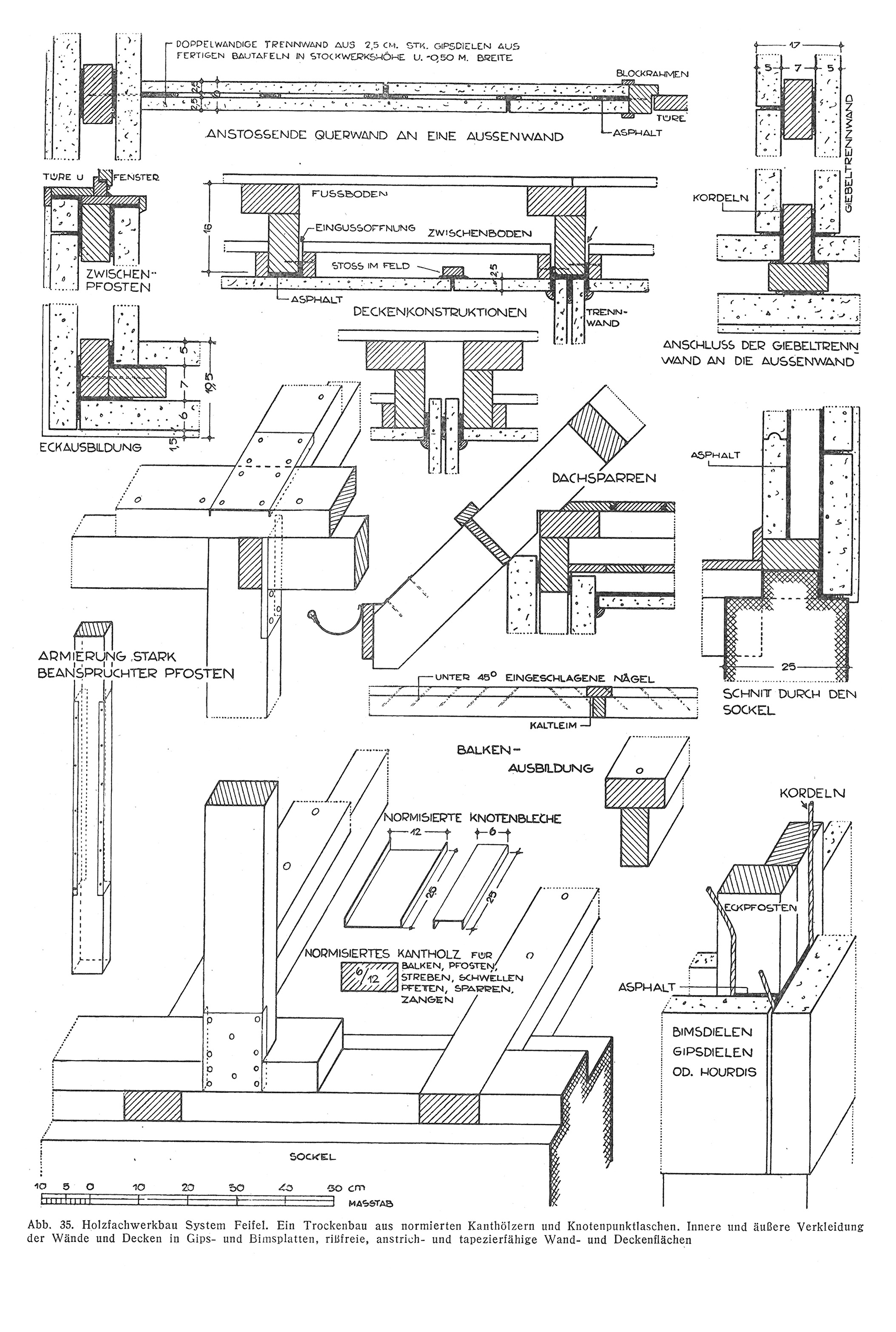 Holzfachwerkbauweise