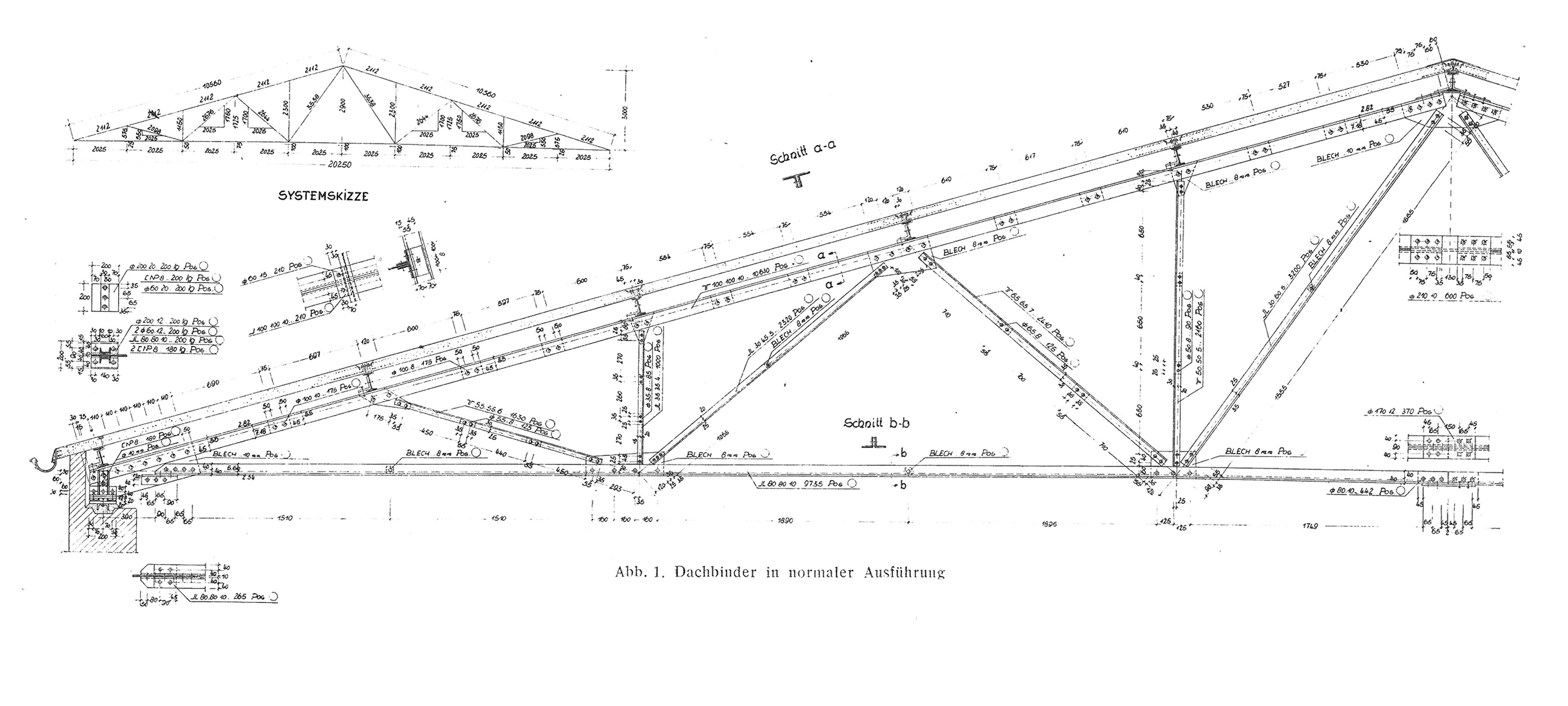 Stahlbau: Dachbinder