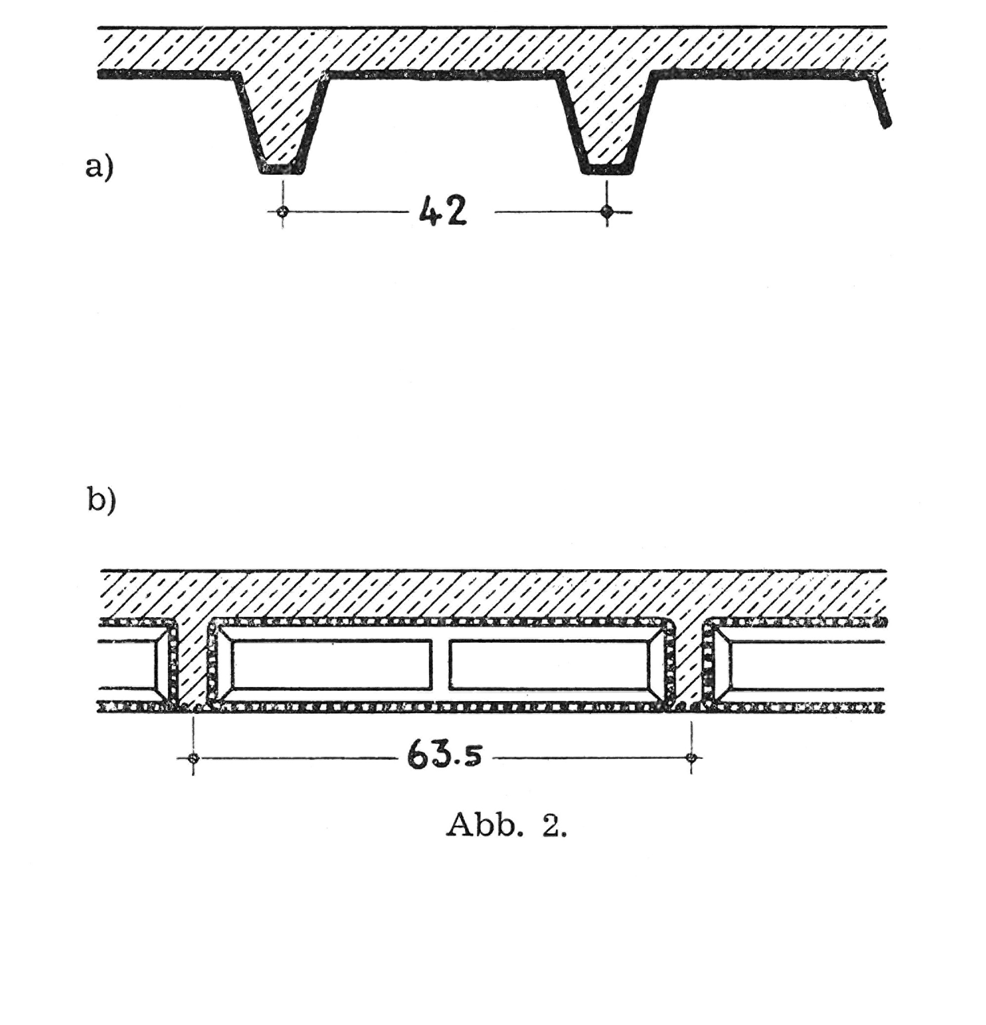 Abb. 2. // Verschiedene Füllkörper der Rippendecke