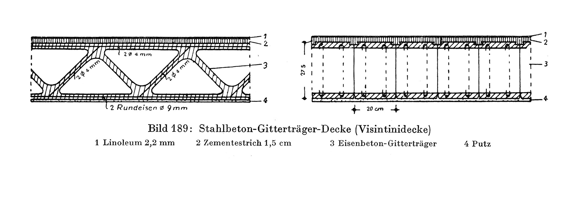 Stahlbeton-Gitterträger