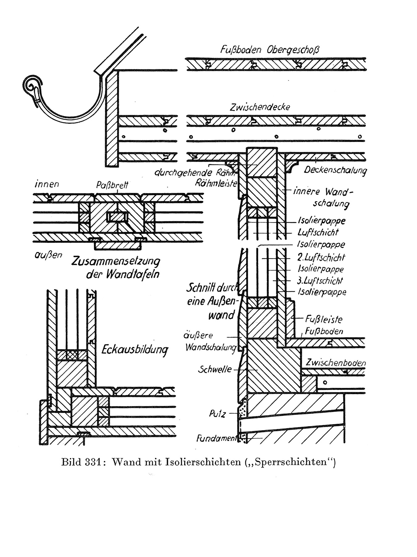 Holzfachwerk