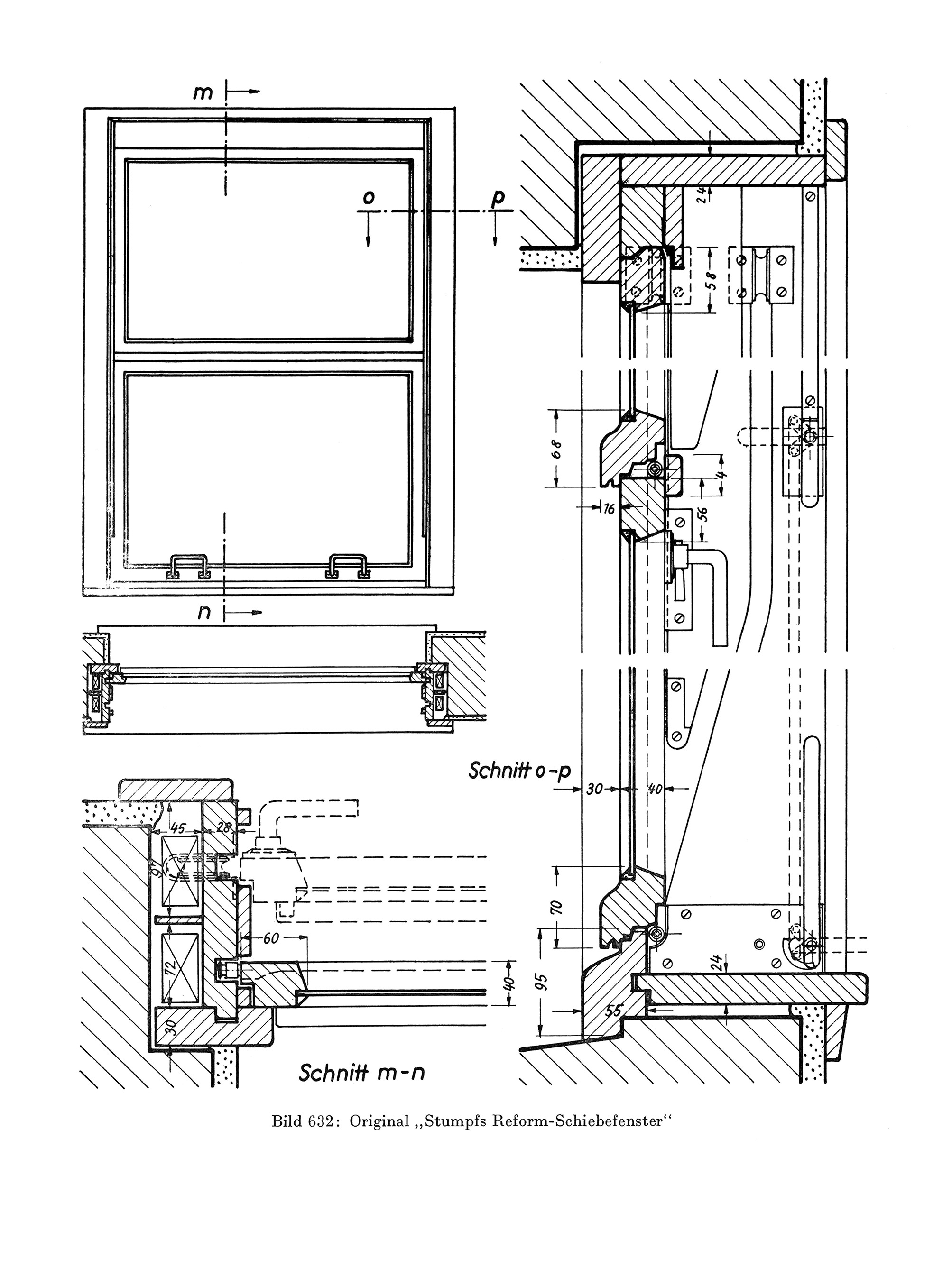 Schiebefenster: Vertikalsystem