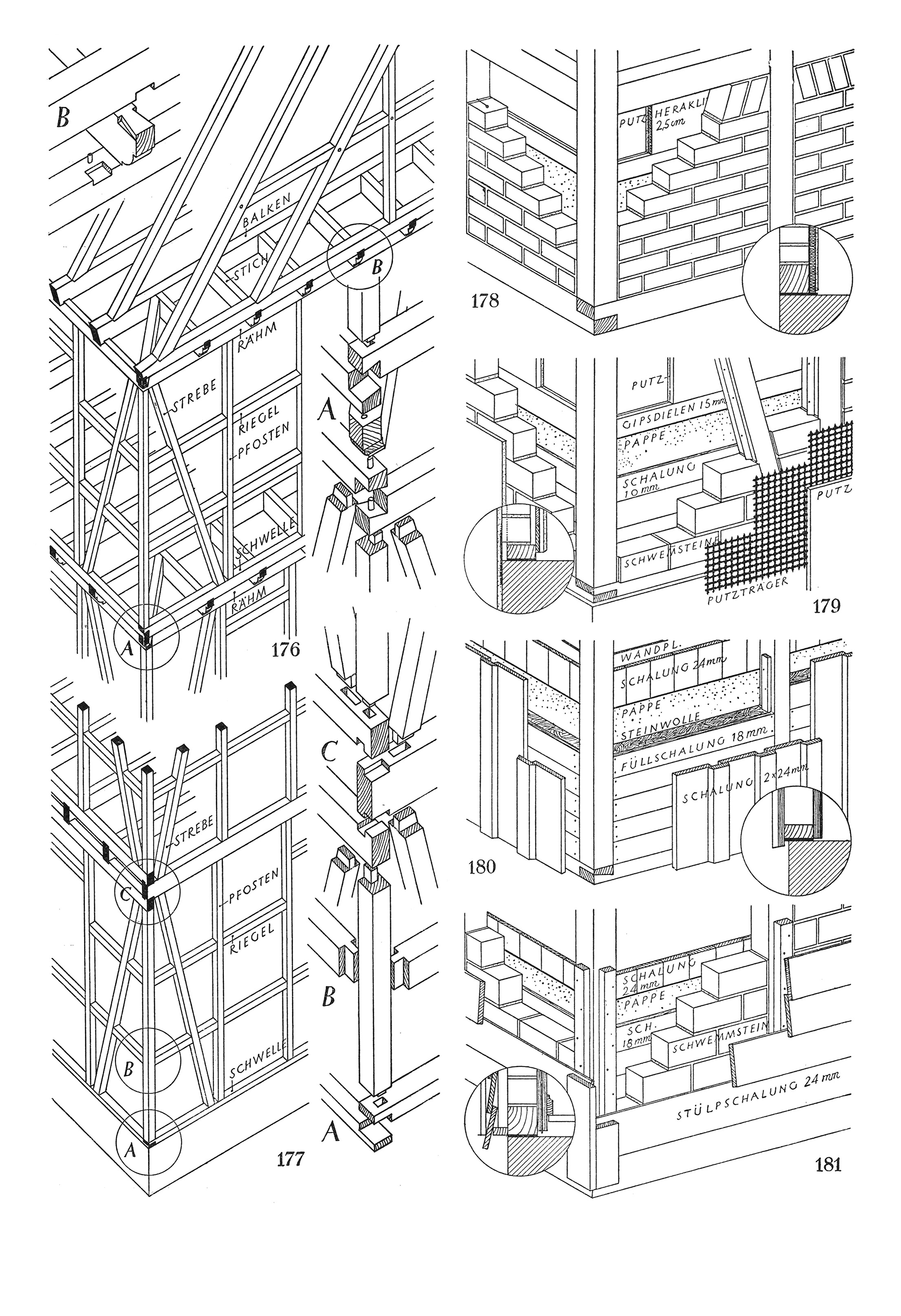 Fachwerkbau und Holzgerippebau