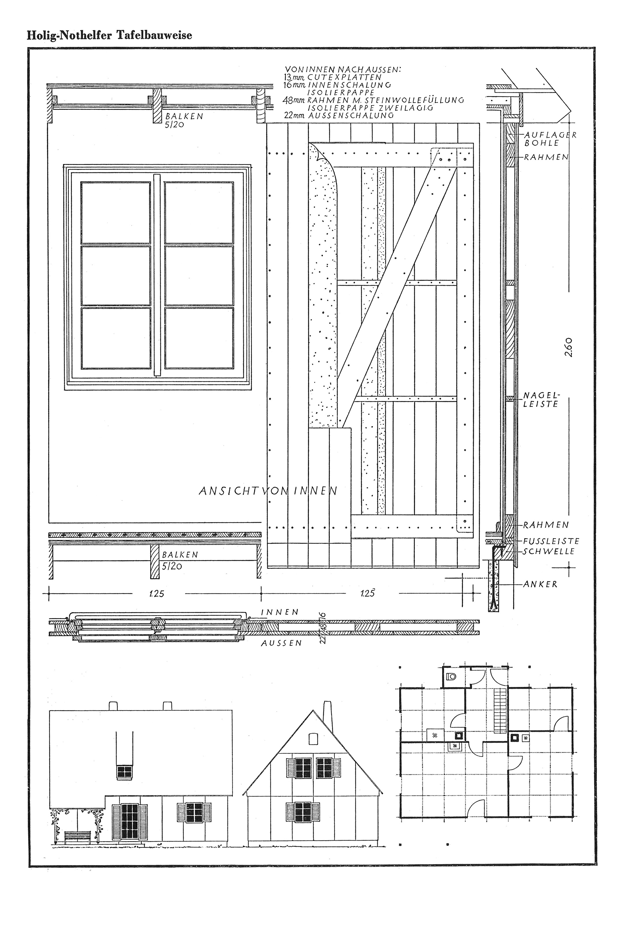 Holz-Tafelbauweise