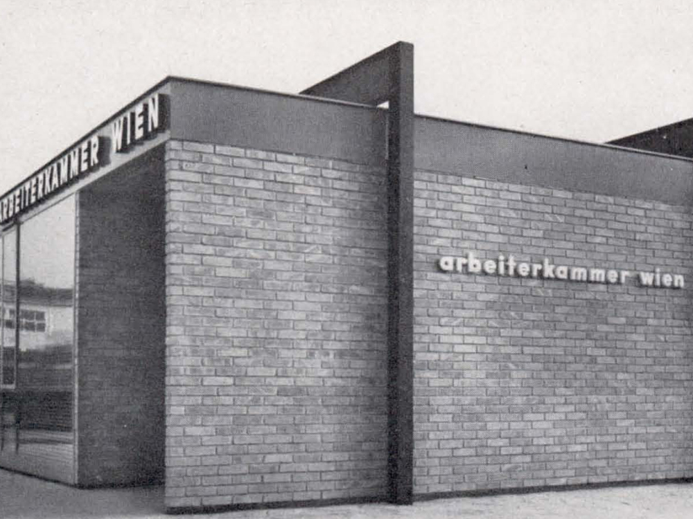 Ausstellungspavillon der Arbeiterkammer Wien
