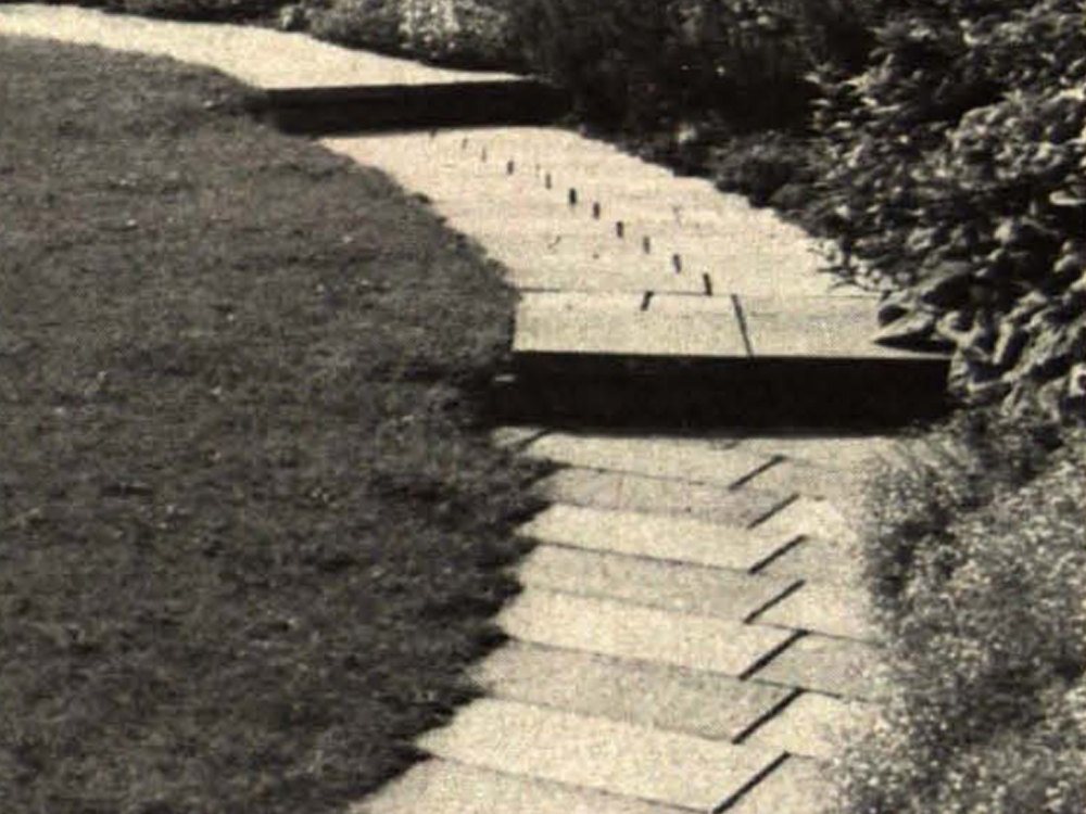 Garten- und Parkpfade mit Natur- und Werksteinbelag