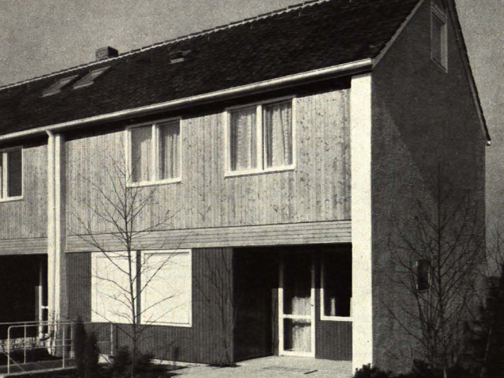 Wohnbausystem mit Holz-Fertigteilen