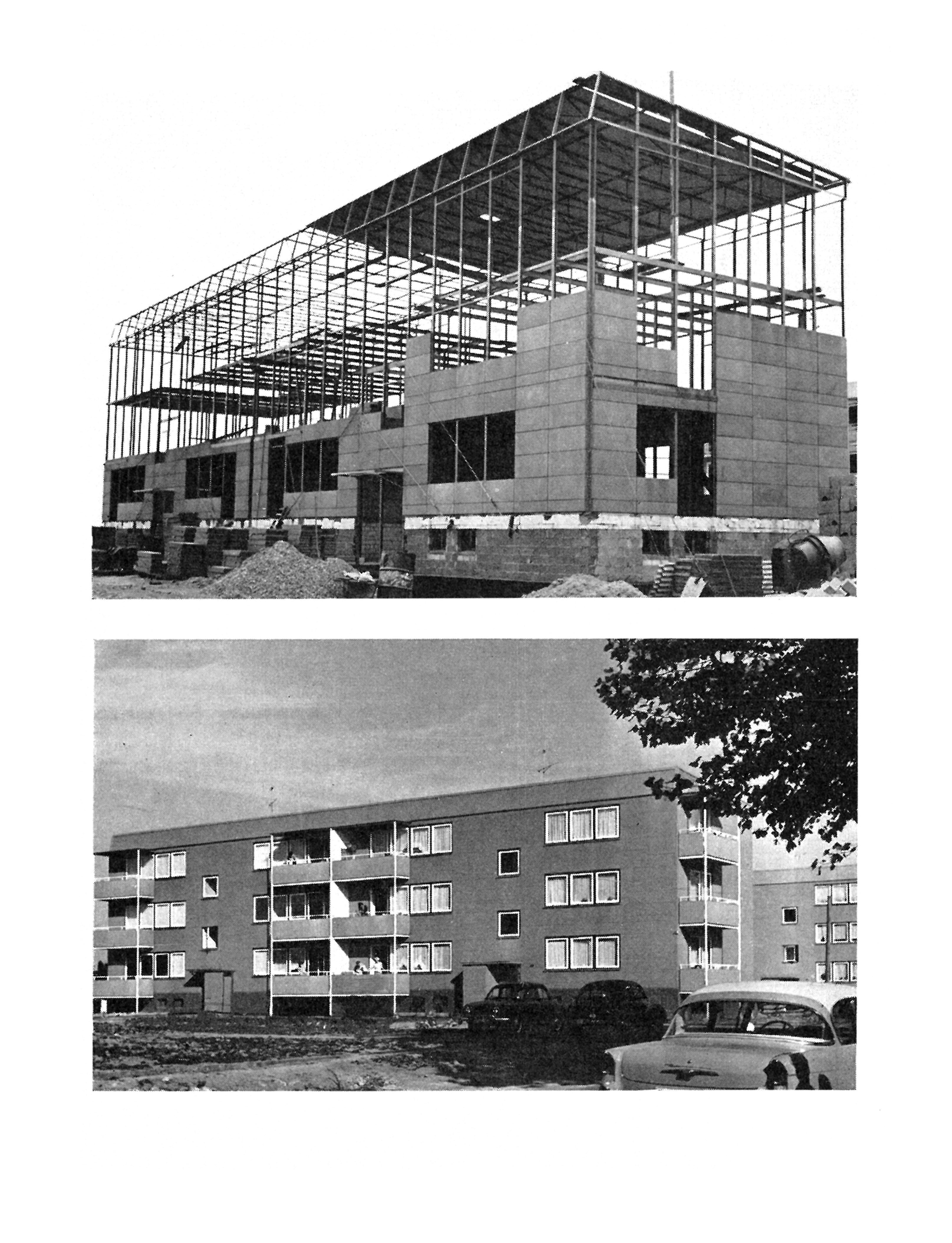 Abb. // Fertigbausysteme: Stahlskelettmontagebau [Anm. d. Red.]