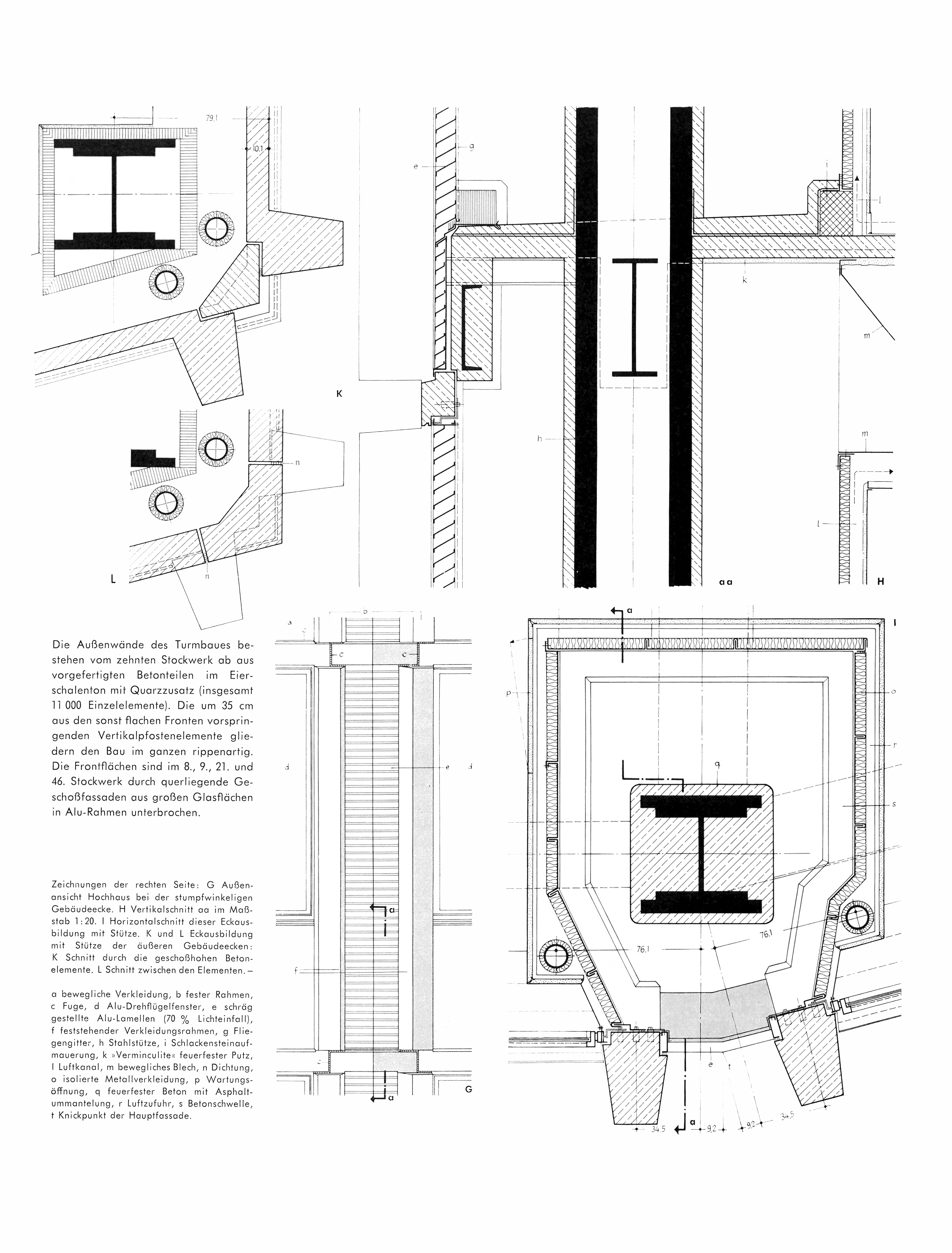Abb. // Details zur Ausbildung der stumpfwinkeligen Gebäudeecke [Anm. d. Red.]