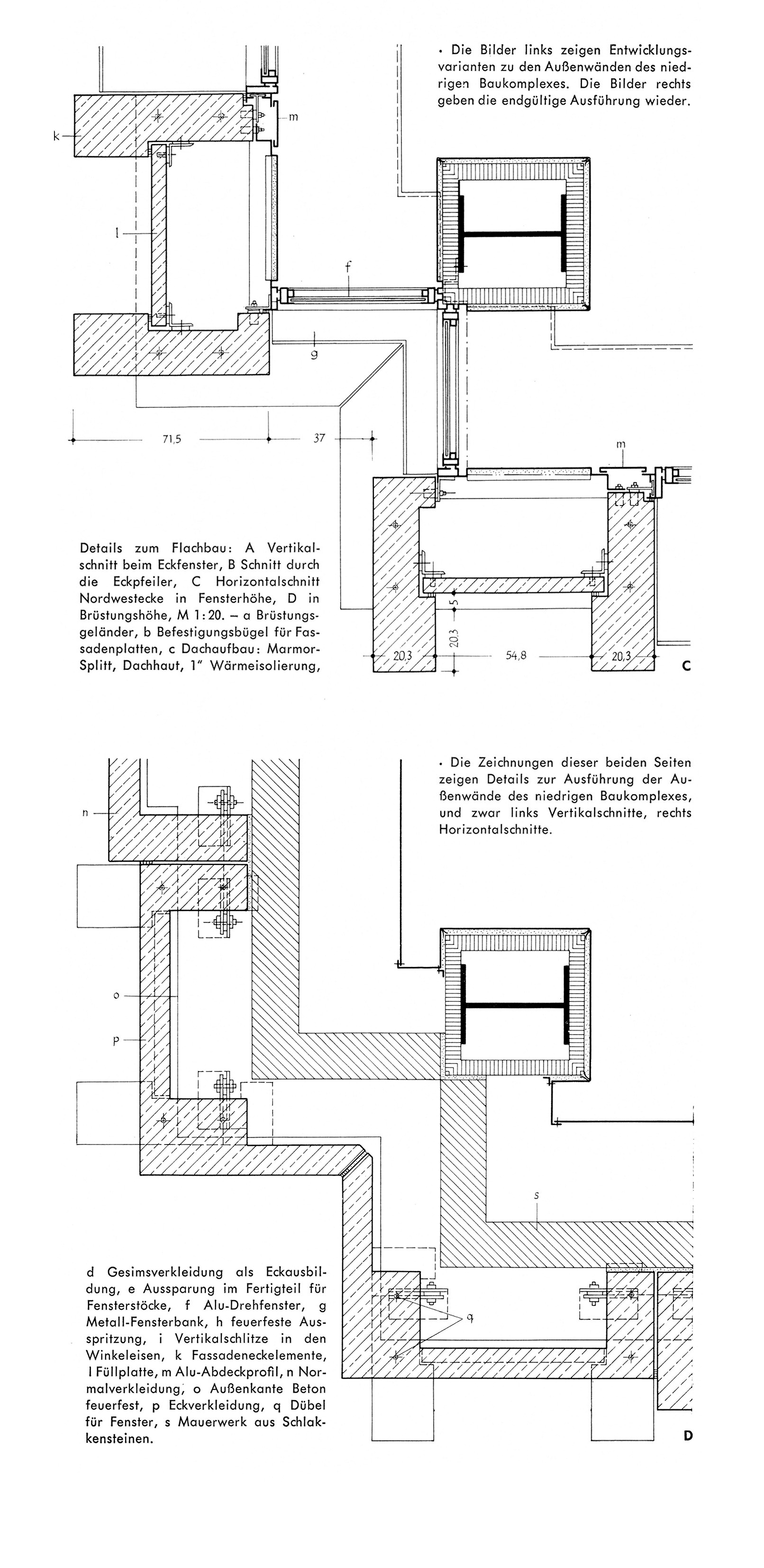 Abb. // Details zum Flachbau