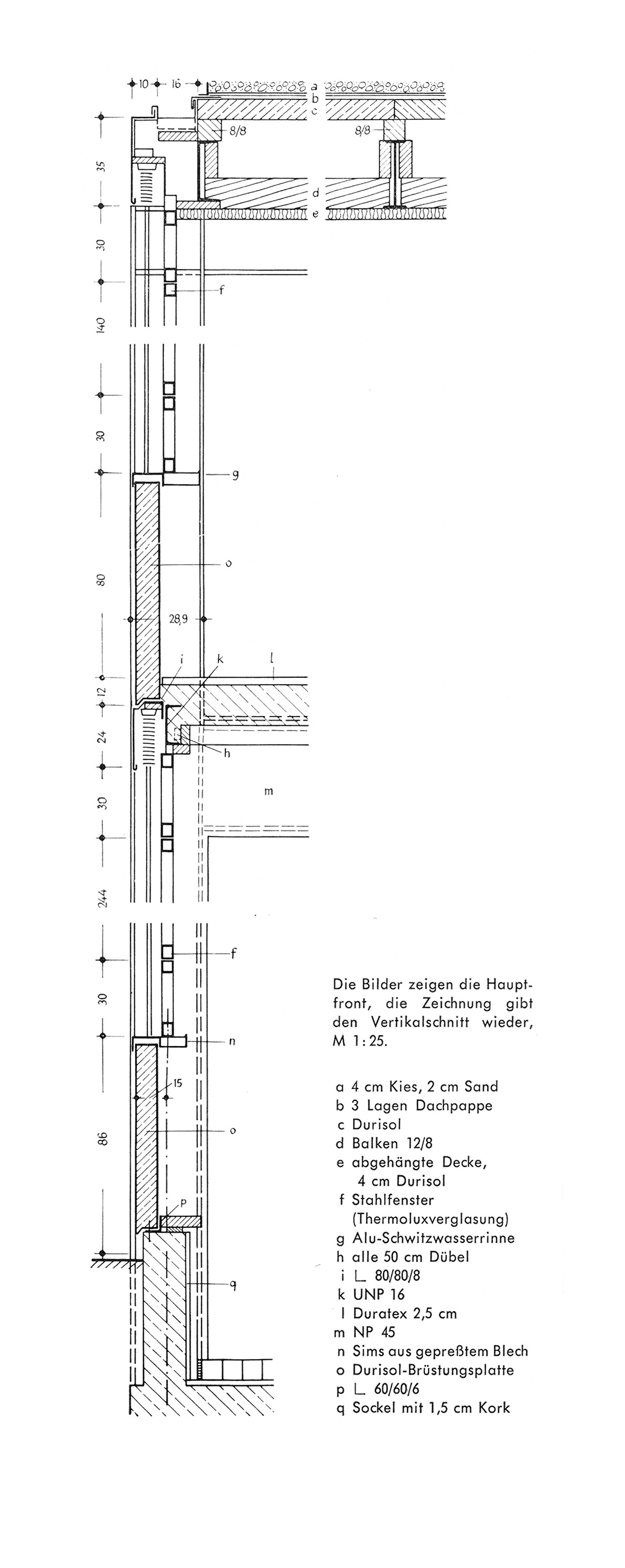 Abb. // Vertikalschnitt Fassade [Anm. d. Red.]