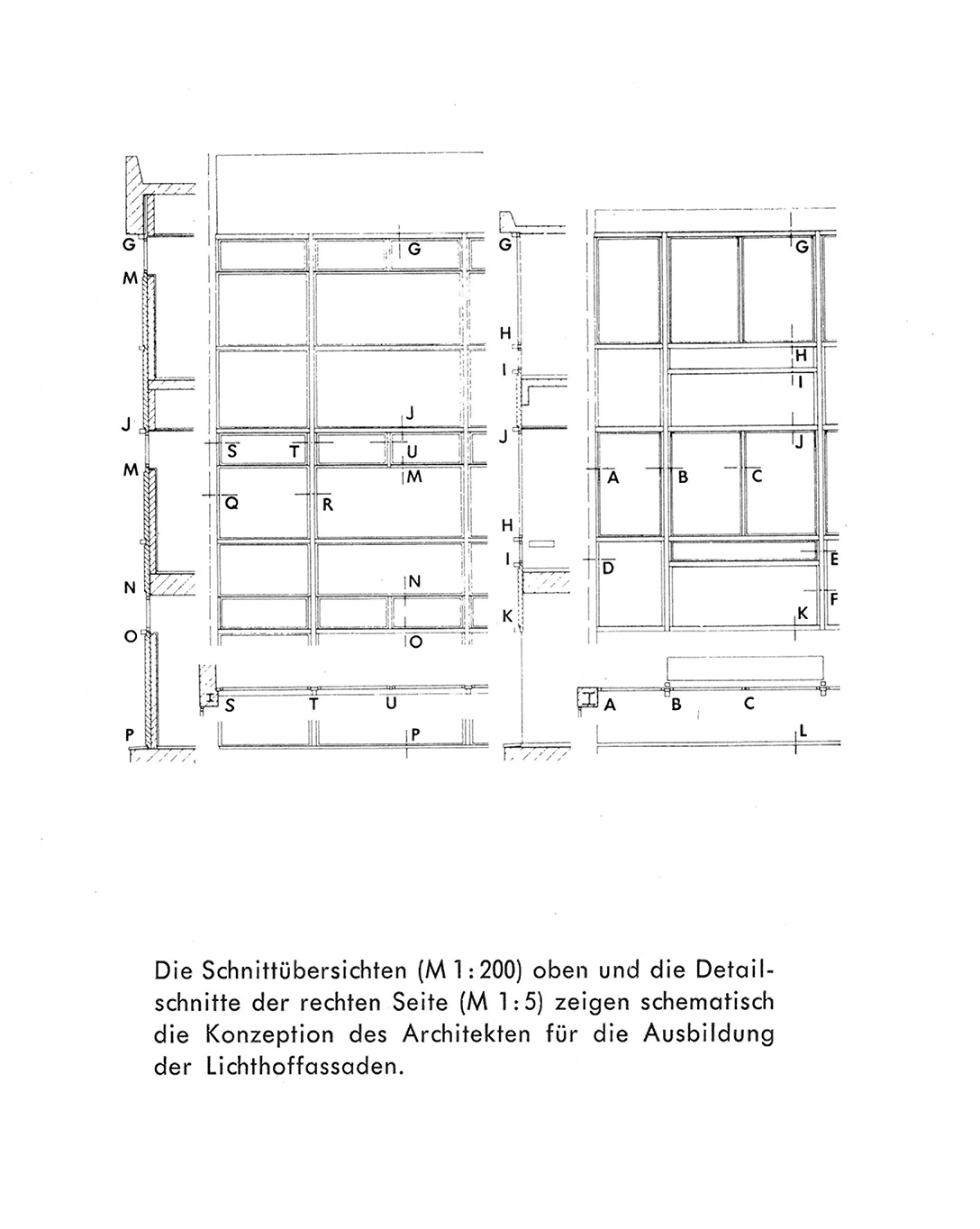Abb. // Schnittübersicht M 1:200 [Anm. d. Red.]
