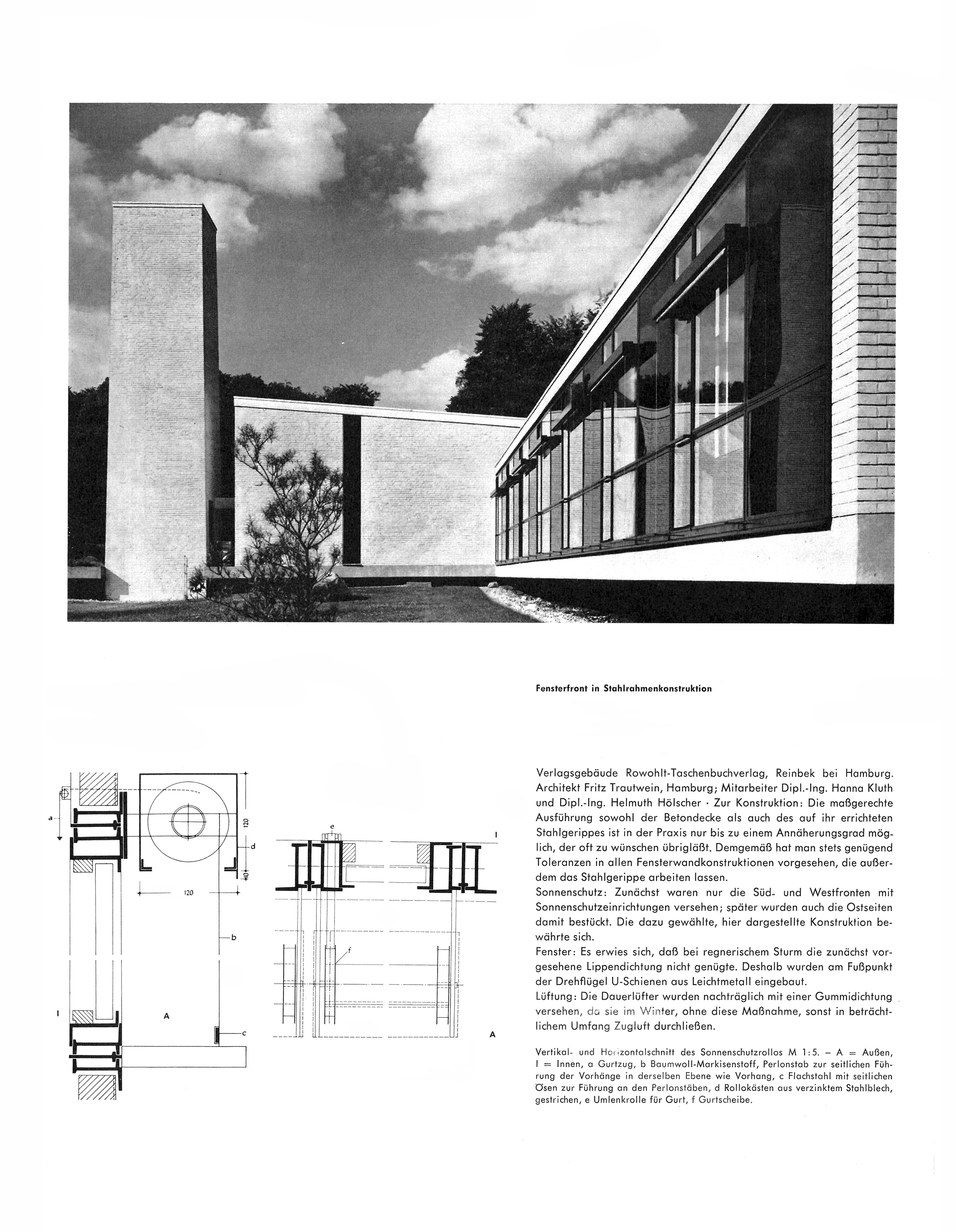 Abb. // Verlagsgebäude Rowohlt-Taschenbuchverlag, Reinbek bei Hamburg [Anm. d. Red.]