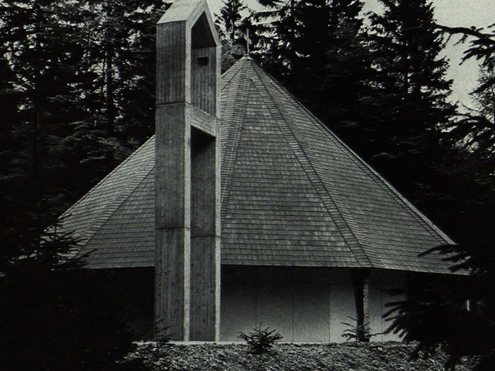 Kapelle in Holzkonstruktion
