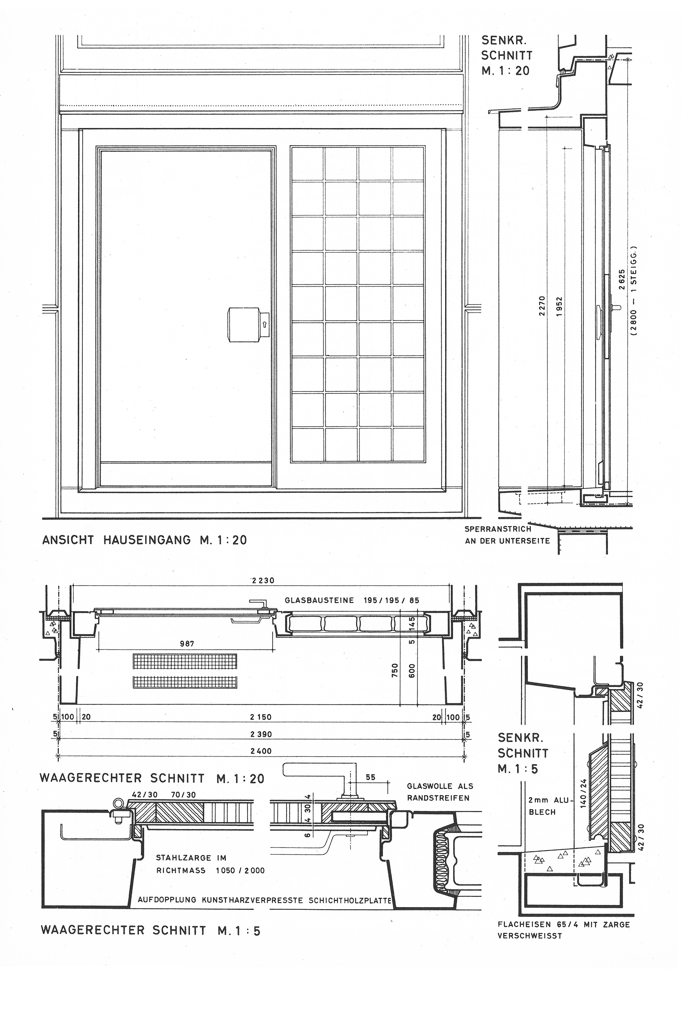 Bild 9.5. // Haustür im industriellen Wohnungsbau