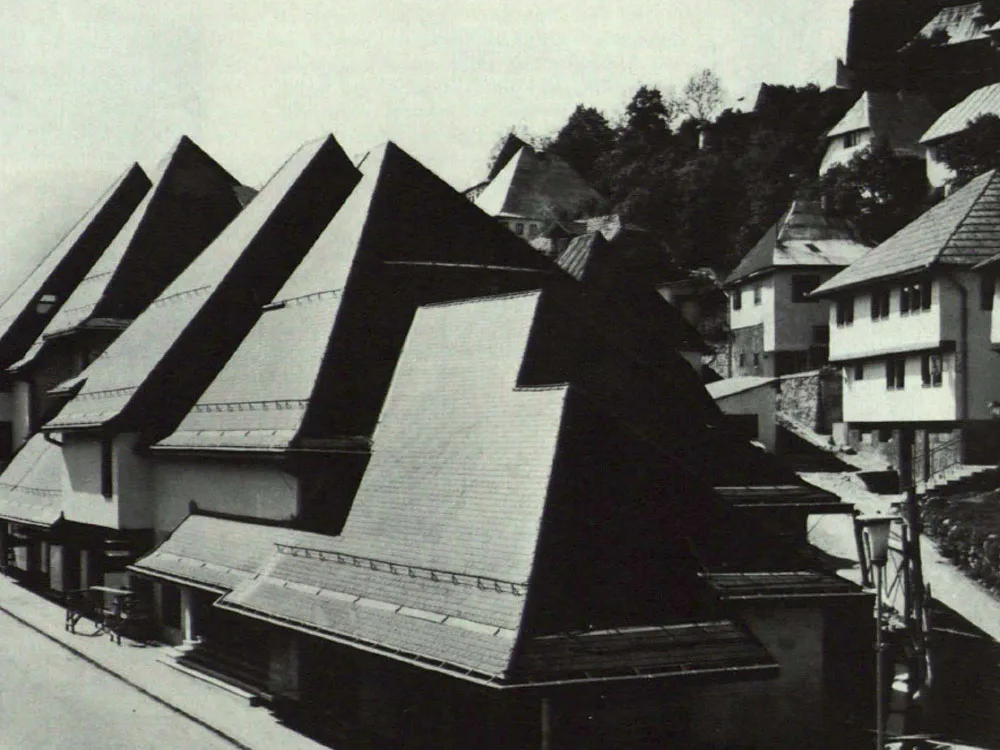 Kaufhaus in Jajce/Bosnien