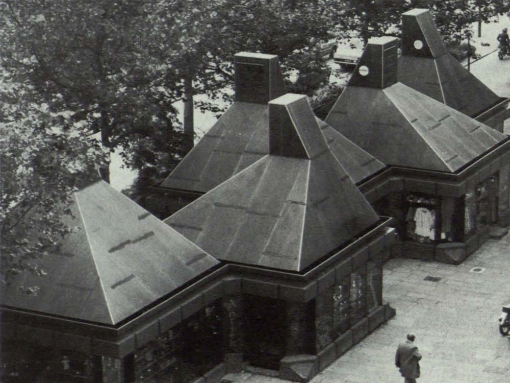 Ladenpavillons in Rotterdam