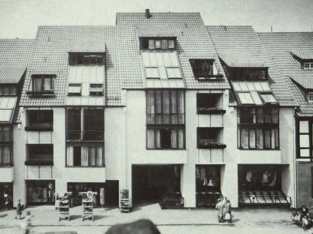Häusergruppe am Marktplatz in Lemgo