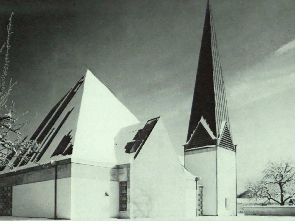 Pfarrkirche des Dorfes Benediktbeuern