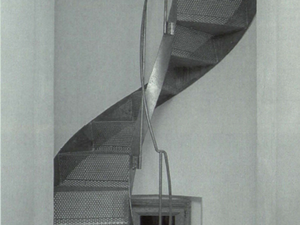 Wendeltreppe in einem Wohnhaus in Köln-Rodenkirchen