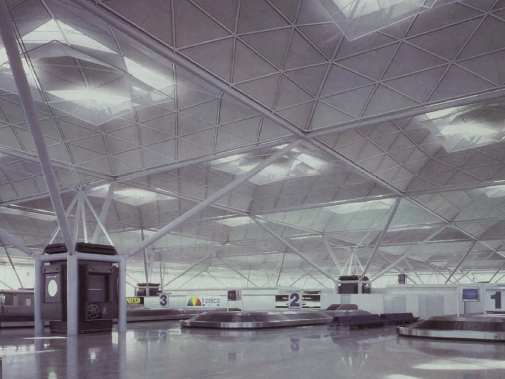 Flughafenterminal in Stansted