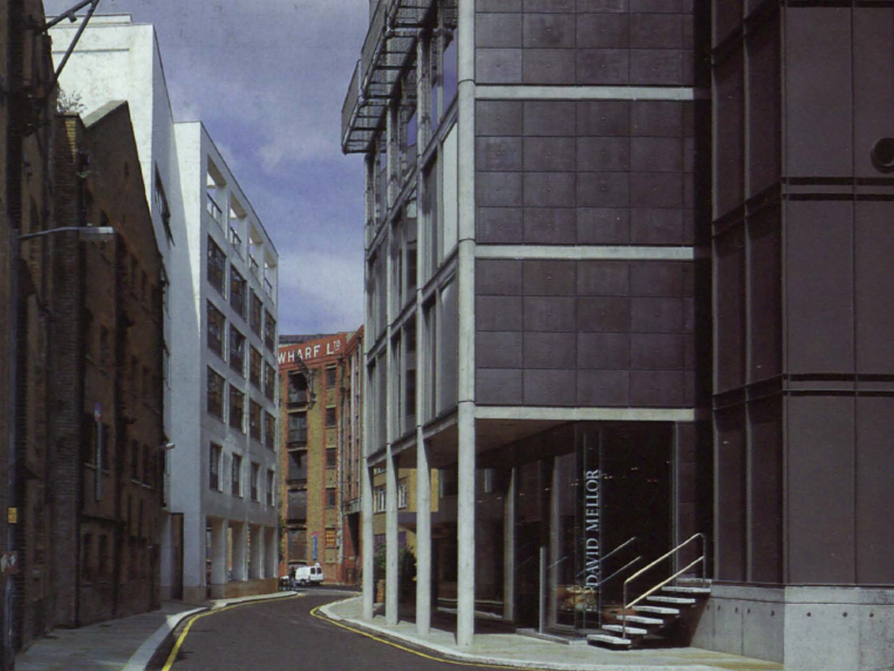 Geschäfts- und Wohngebäude in London