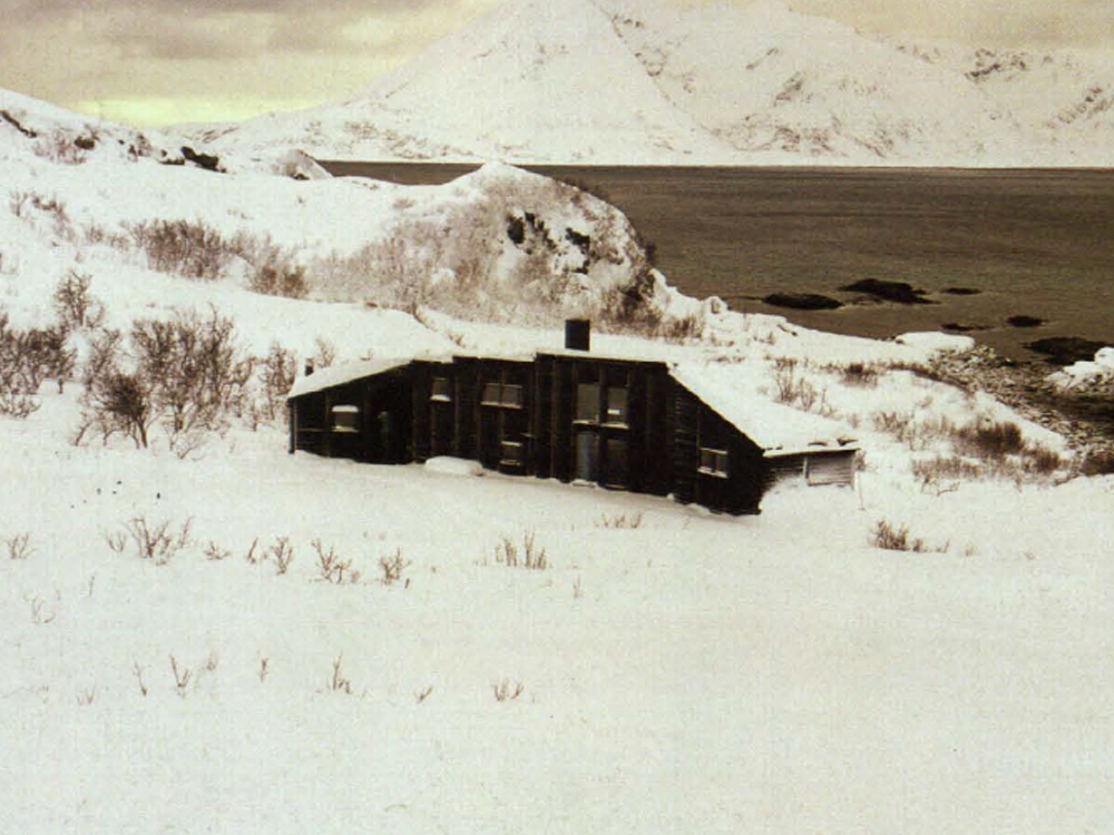 Hütte auf Hersøya, Norwegen