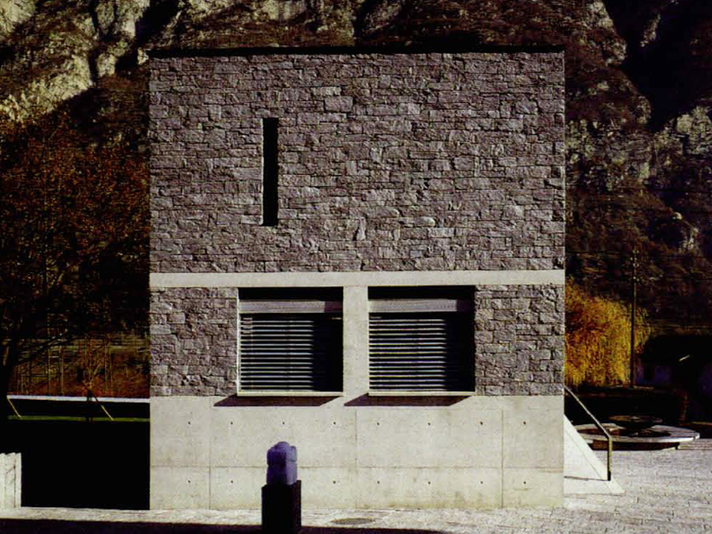 Gemeindebauten in Iragna, Schweiz
