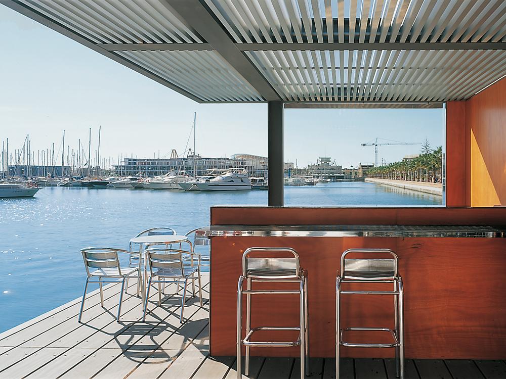 Anlegestelle im Hafen von Alicante