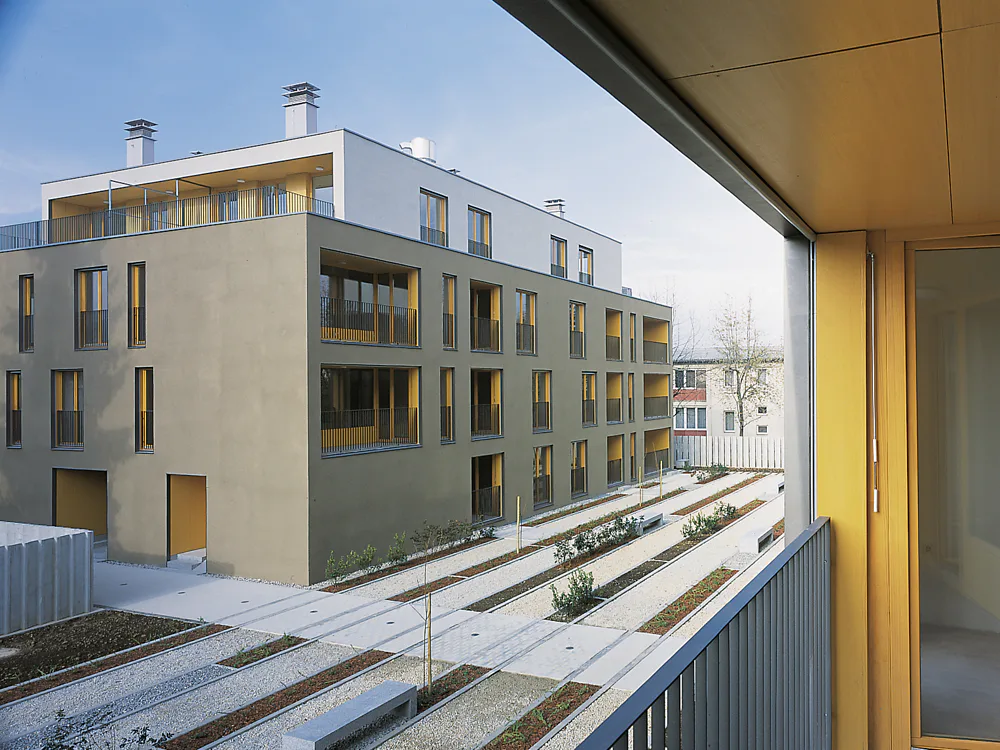 Wohnbebauung in Ljubljana