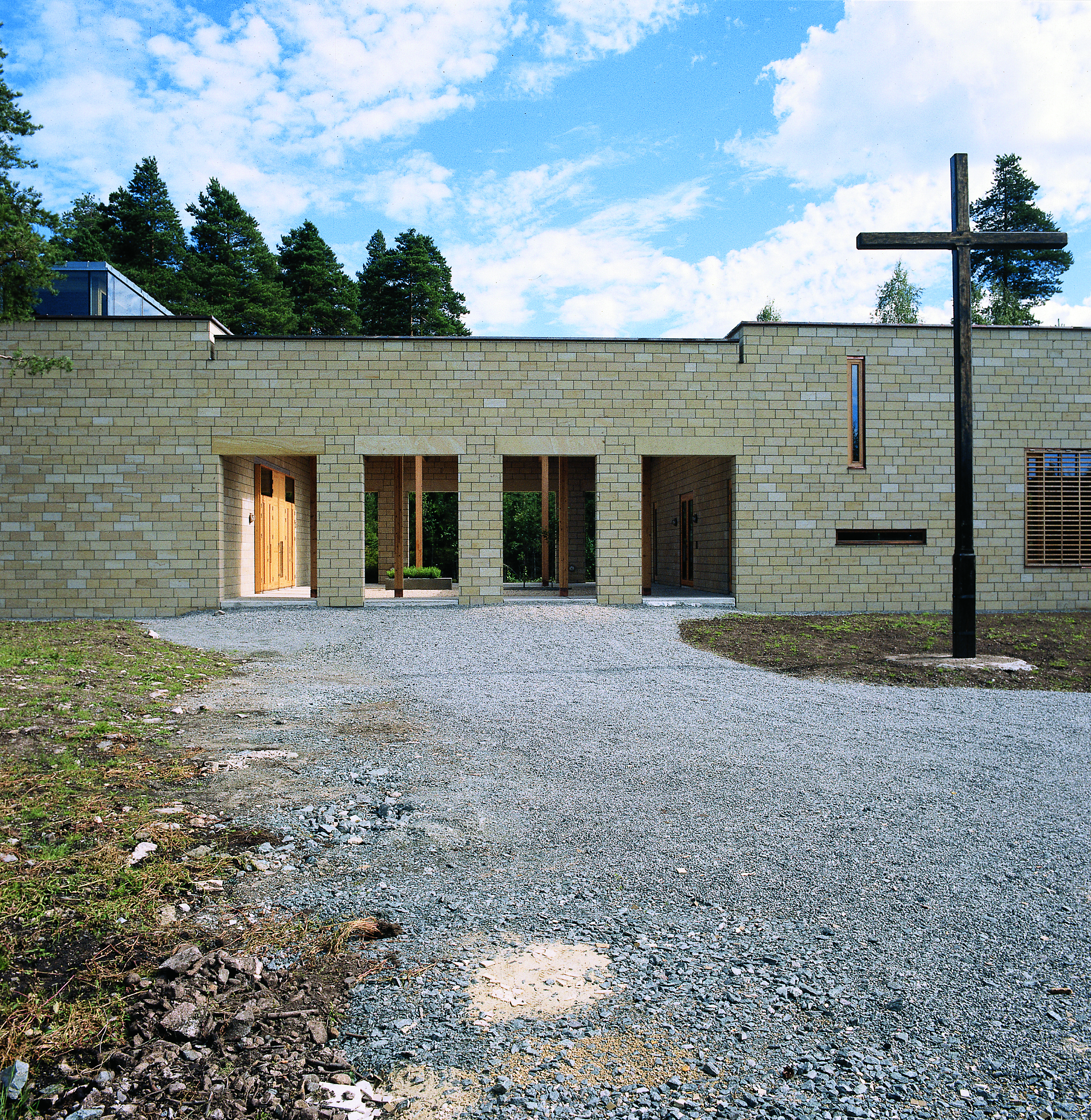 Kirche und Gemeindehaus in Kongsvinger