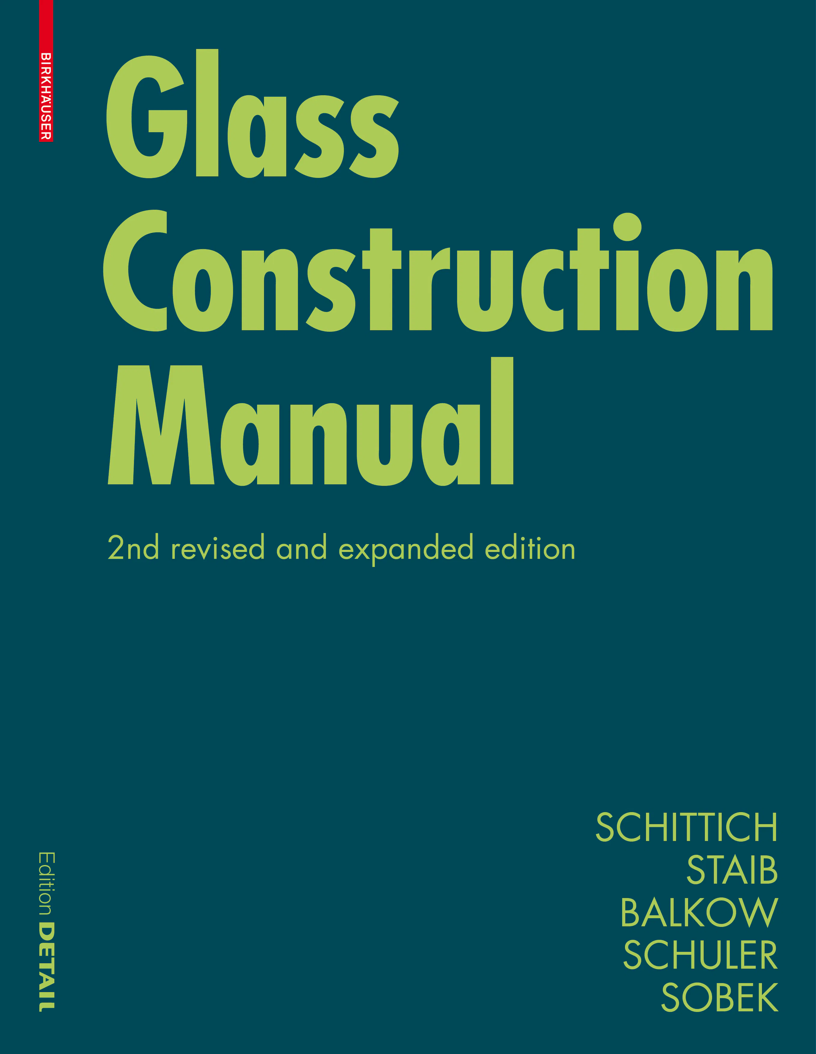 Glass Construction Manual Paperback