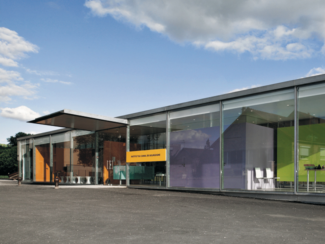 Besucherpavillon in Pouilly-en-Auxois