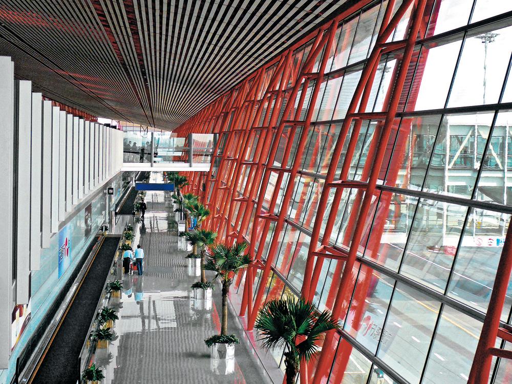 Flughafenterminal in Peking