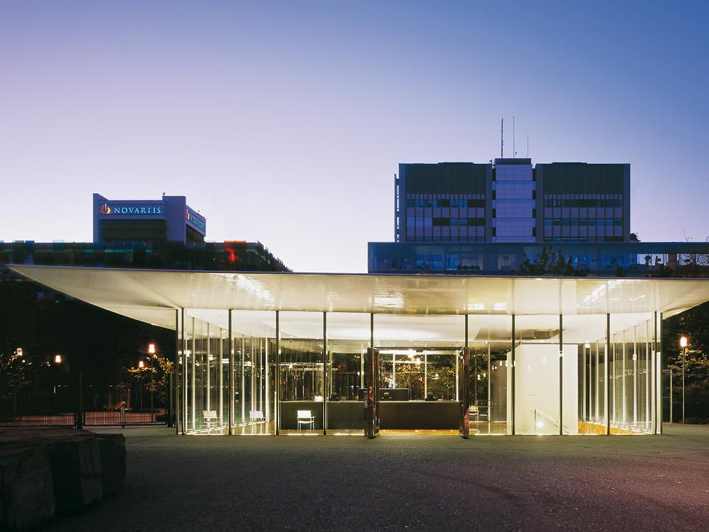 Empfangsgebäude in Basel
