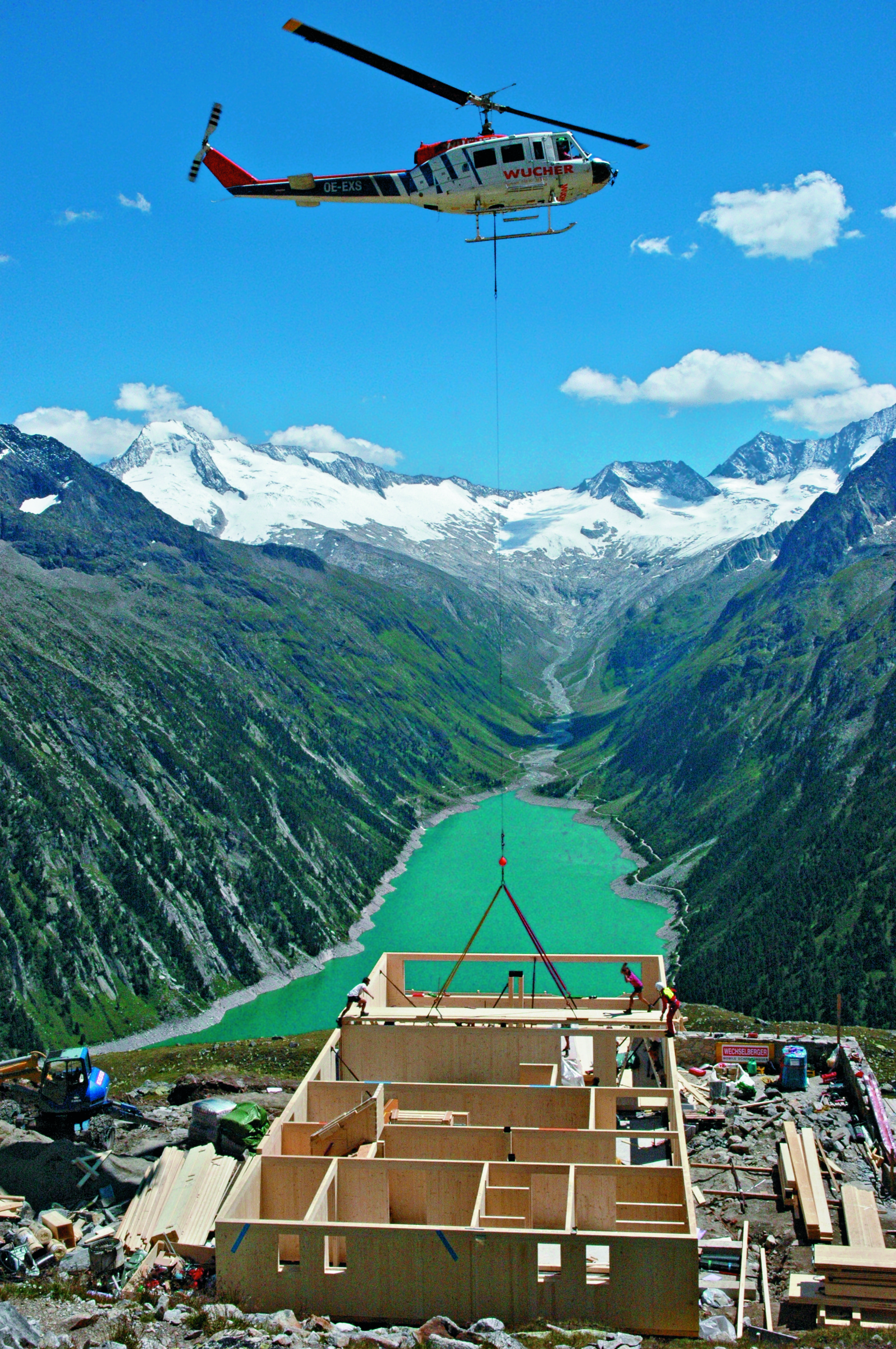 Olpererhütte in den Zillertaler Alpen